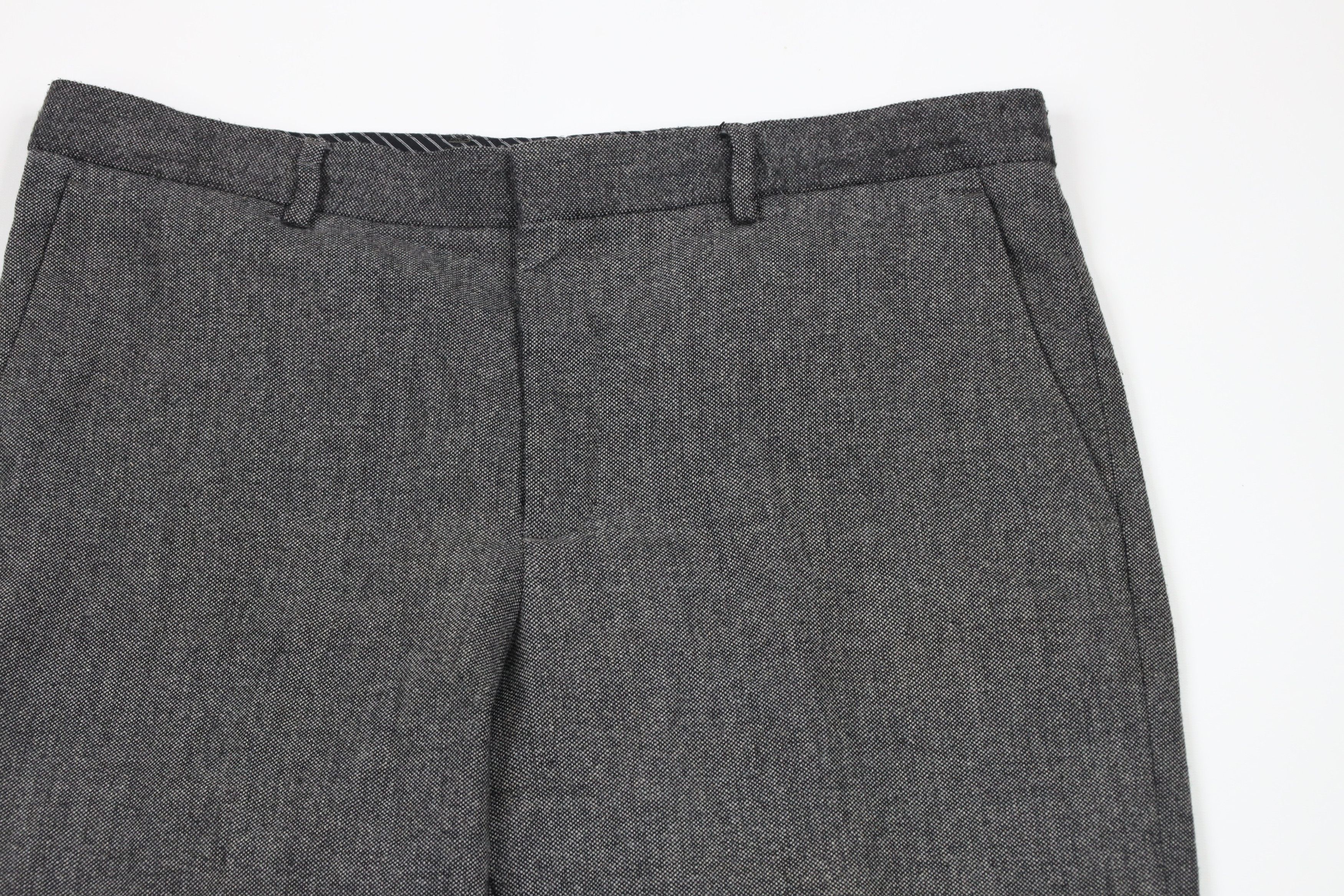 Express × Vintage Express Producer Tweed Flat Front Trousers Chino Pants Size US 36 / EU 52 - 2 Thumbnail
