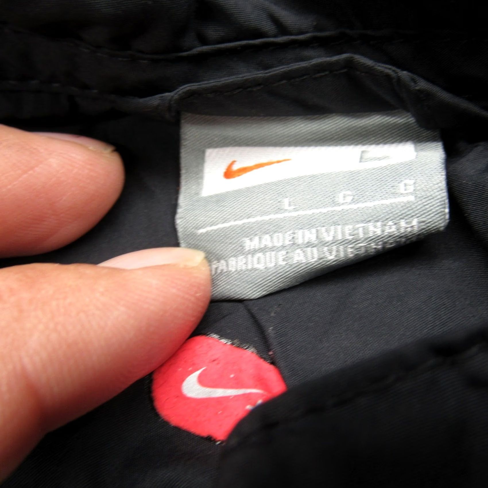 Nike VTG 90's Nike Jacket Mens Large Black Lightweight Packable 1/2 Zip Pullover Wind Size US L / EU 52-54 / 3 - 4 Thumbnail