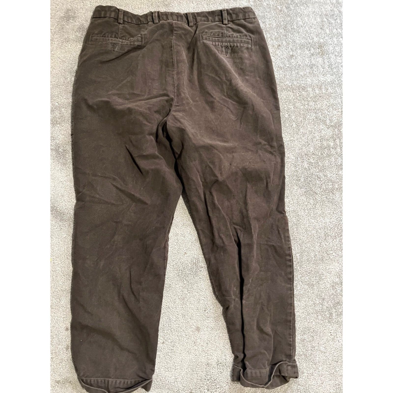 Brooks Brothers Brooks Brothers Advantage Chino Dress Pants Brown Cotton Size 38x30 Mens Regular Fit Size US 38 / EU 54 - 3 Thumbnail