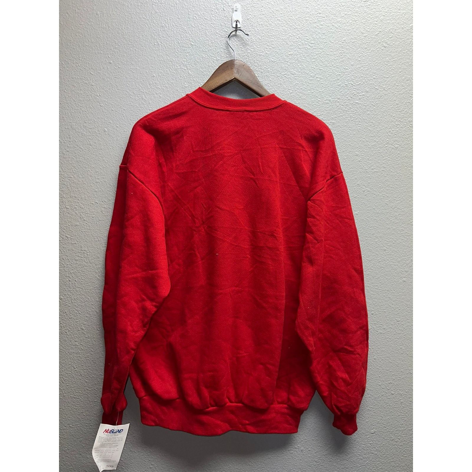 Vintage Vintage Heart Sweatshirt Crewneck Trio Hearts Red 90s NWT XL Size US XL / EU 56 / 4 - 10 Thumbnail