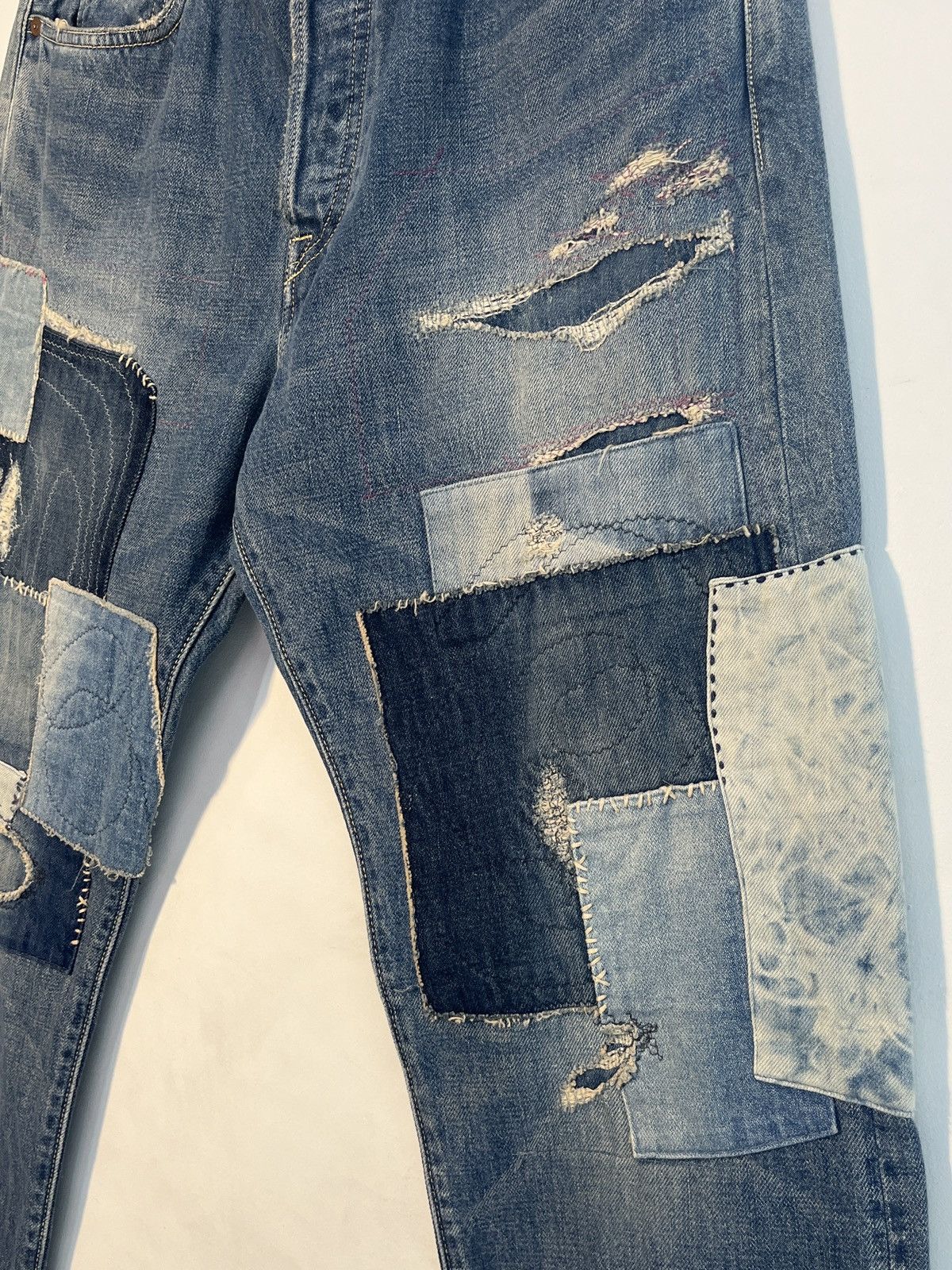 Kapital Kountry Kapital kountry patchwork jeans-34 Size US 34 / EU 50 - 2 Thumbnail