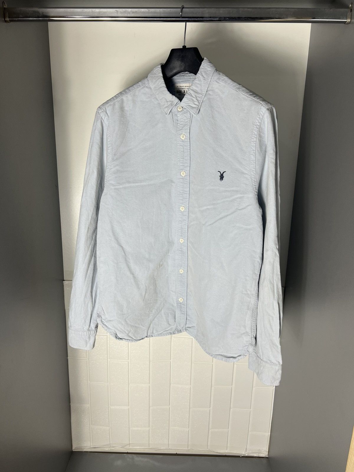Allsaints × Vintage VERY RARE ALLSAINTS SPITALFIELDS LONG SLEEVE SHIRT DESIGNER Size US XL / EU 56 / 4 - 2 Thumbnail