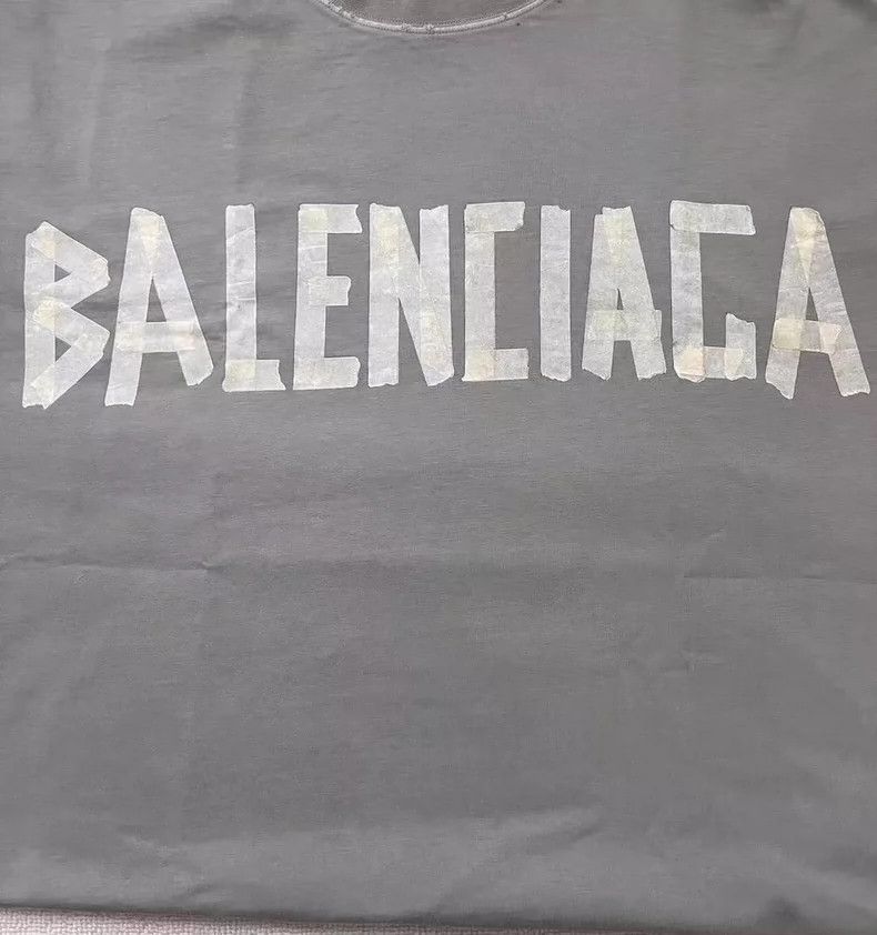 Balenciaga Balenciaga Monogrammed Logo printed semi-high neck short s Size US M / EU 48-50 / 2 - 3 Thumbnail