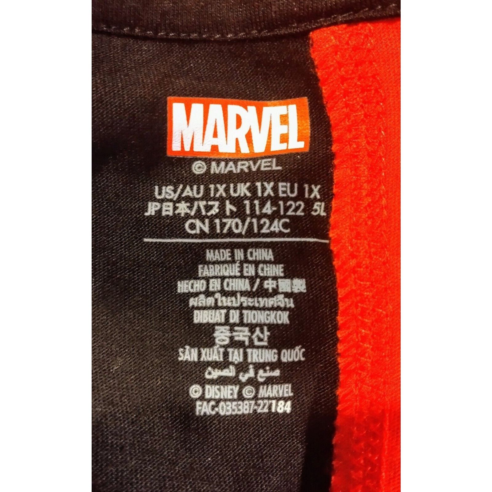 Disney NWT Marvel Disney Spider-Man T shirt Adult 1X Loose Fit Boxy Size US XL / EU 56 / 4 - 3 Thumbnail