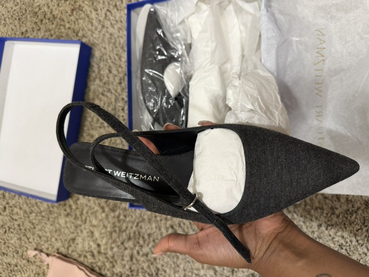 Stuart Weitzman Stuart Weitzman Flannel Charcoal Pump Size US 9 / IT 39 - 1 Thumbnail