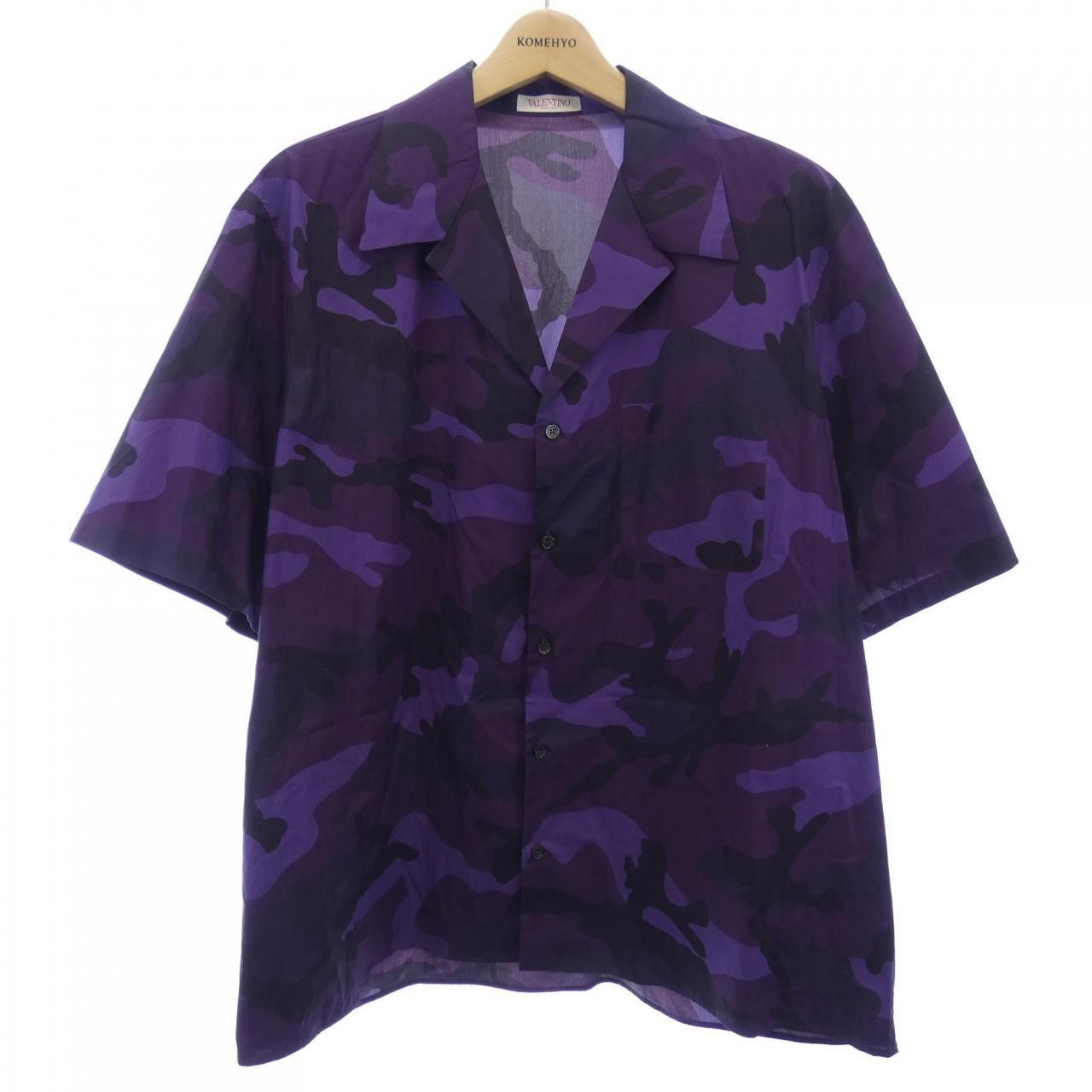 Valentino Valentino Valentino S/S Shirt Shirt Cotton Tops 1V3AAA908RH DUTY FREE for USA Size ONE SIZE - 1 Thumbnail