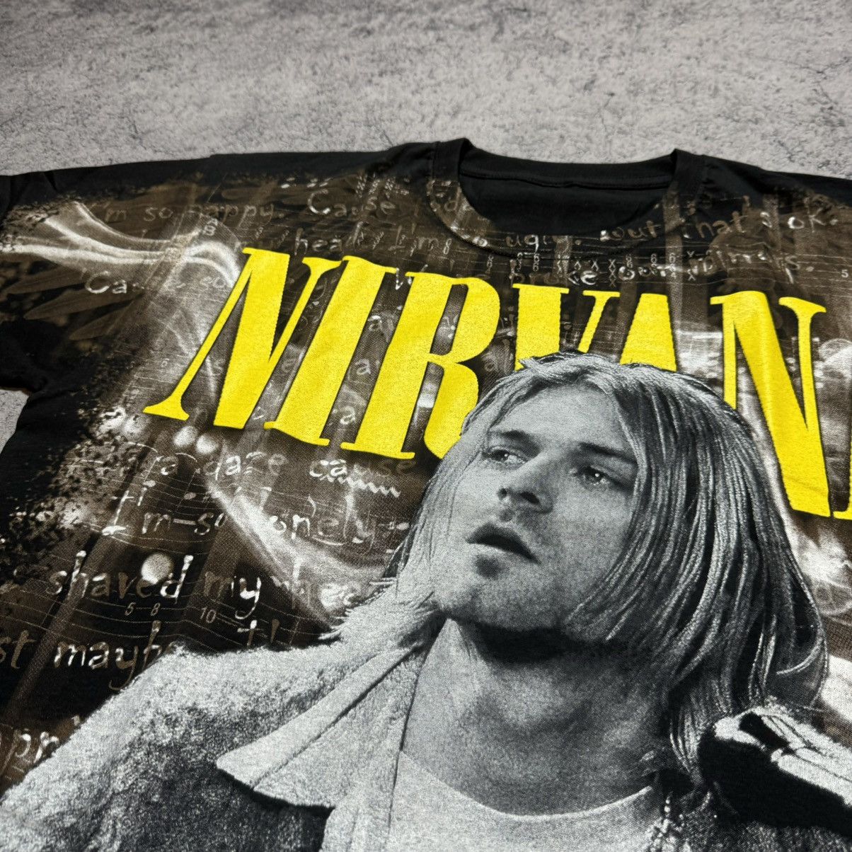 Band Tees × Vintage Vintage Nirvana Rare T-Shirt Size US L / EU 52-54 / 3 - 3 Thumbnail