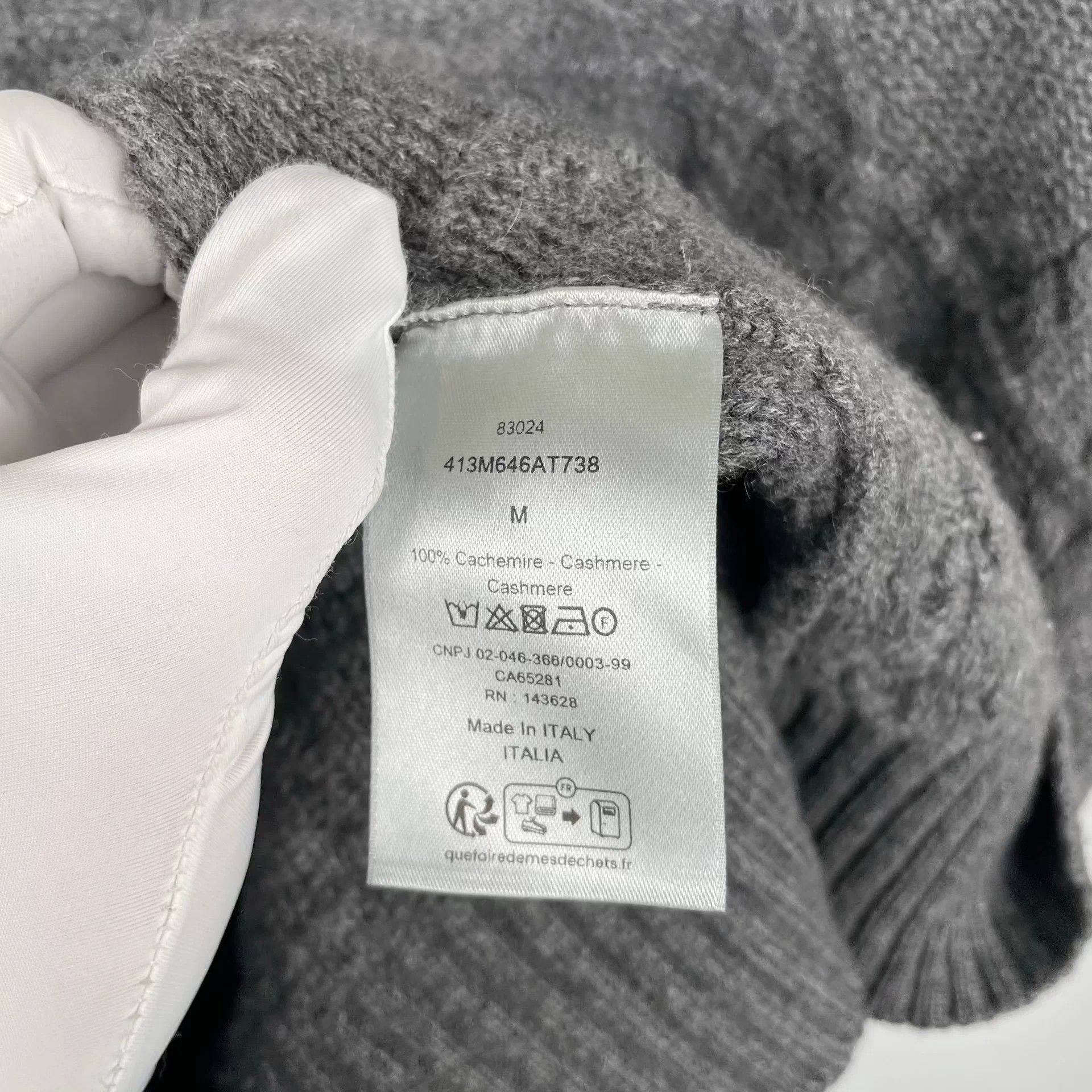 Dior Dior Gray Cashmere Sweater M Size US M / EU 48-50 / 2 - 6 Thumbnail