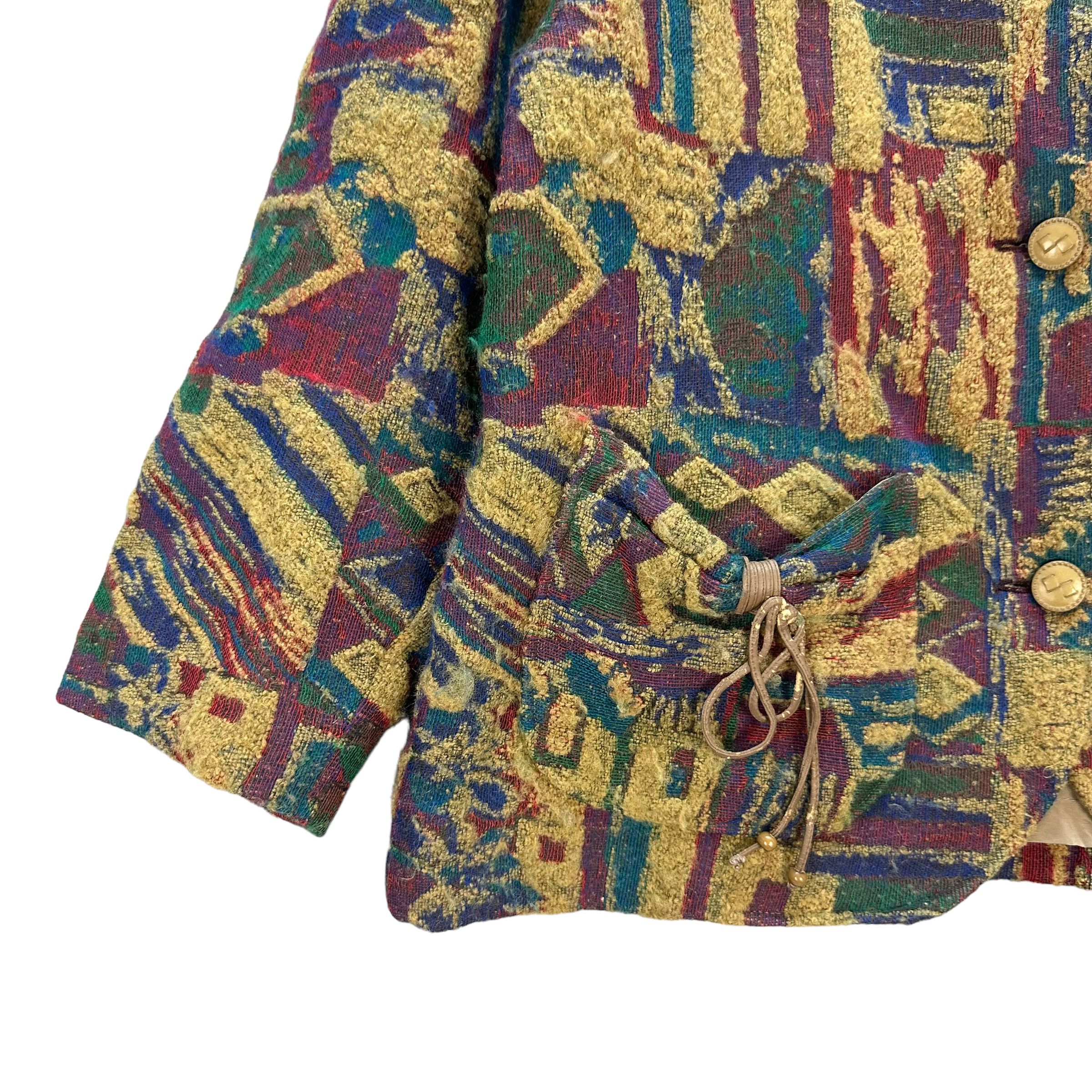 Japanese Brand CHIANTI CLASSICO MULTICOLOR JACKET #8619-017 Size M / US 6-8 / IT 42-44 - 4 Thumbnail