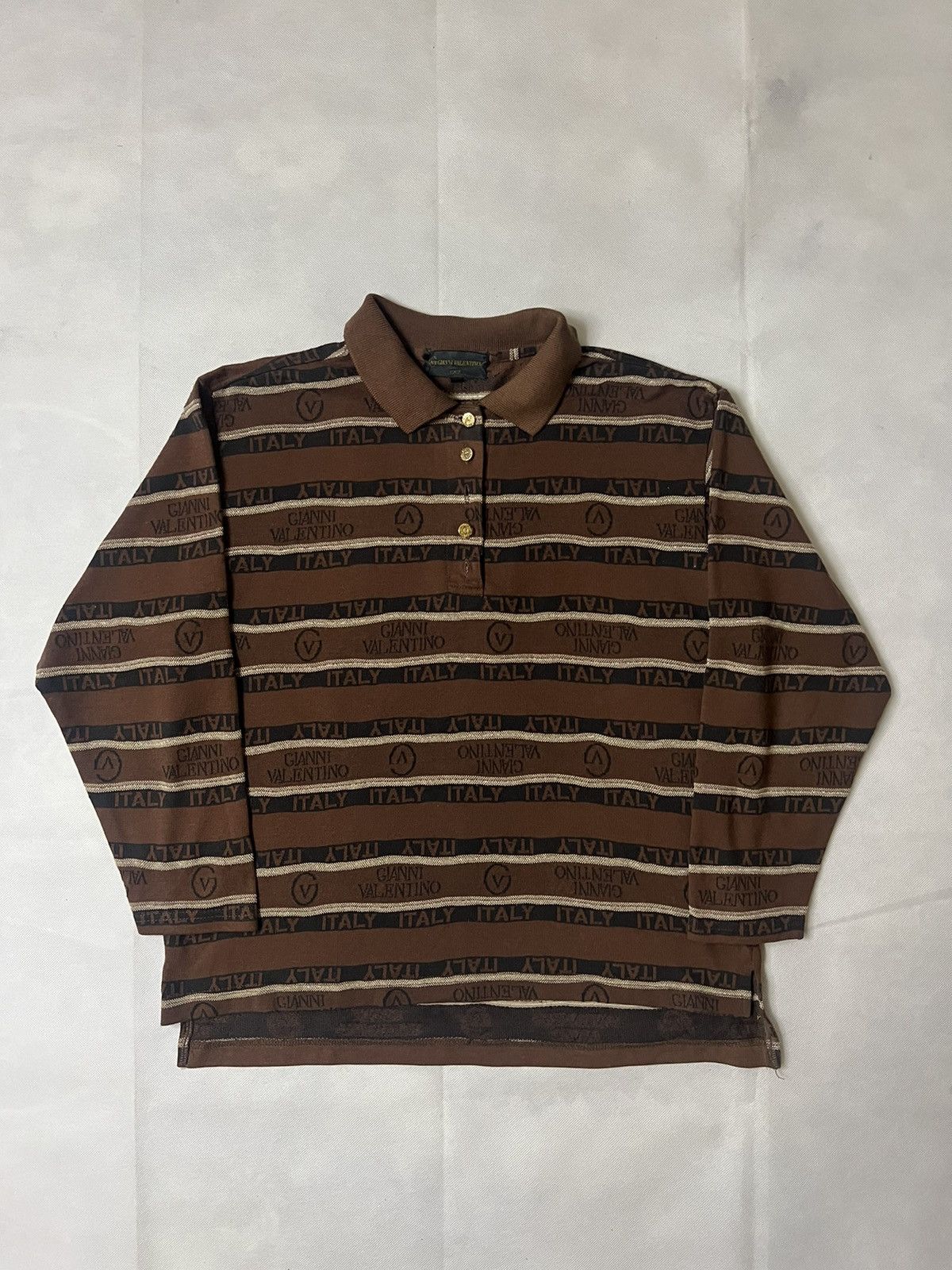 Gianni Valentino Gianni Valentino Monogram Polos Size US M / EU 48-50 / 2 - 1 Thumbnail