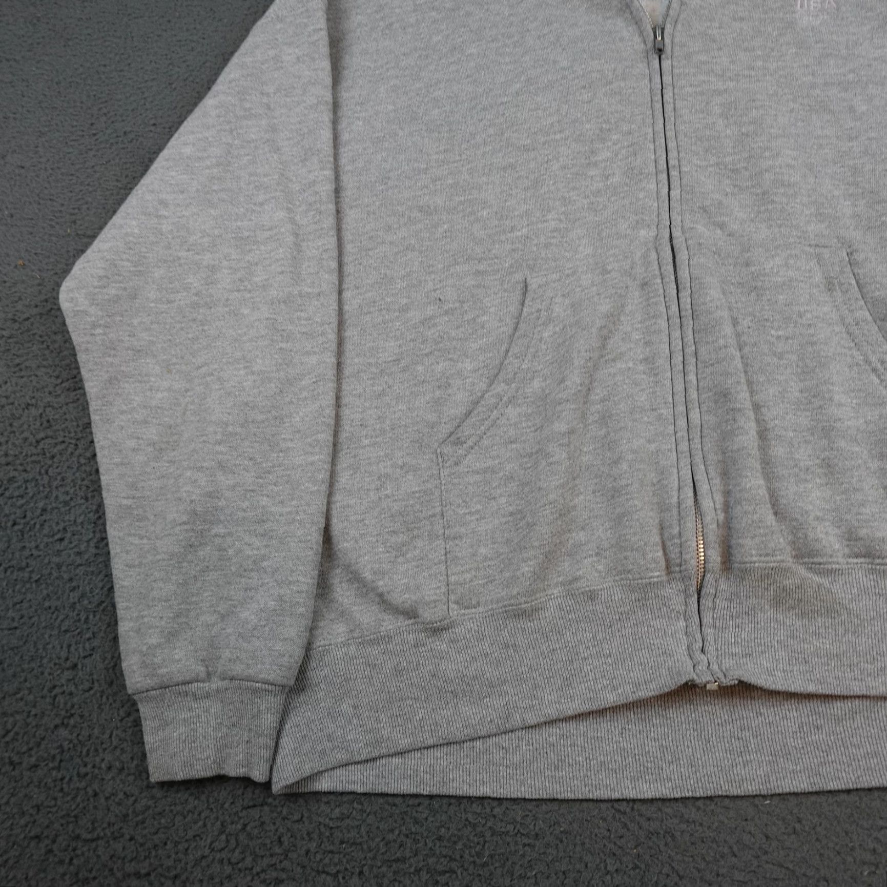 Vintage VINTAGE USA Olympic Hoodie Mens XL Gray Full Zip Fleece Sweatshirt USA Size US XL / EU 56 / 4 - 3 Thumbnail