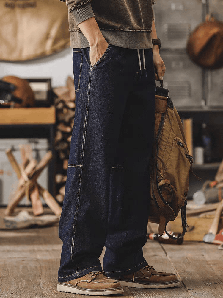 Japanese Brand × Vintage High Street Vintage Loose Jeans Blue Size US 32 / EU 48 - 1 Thumbnail