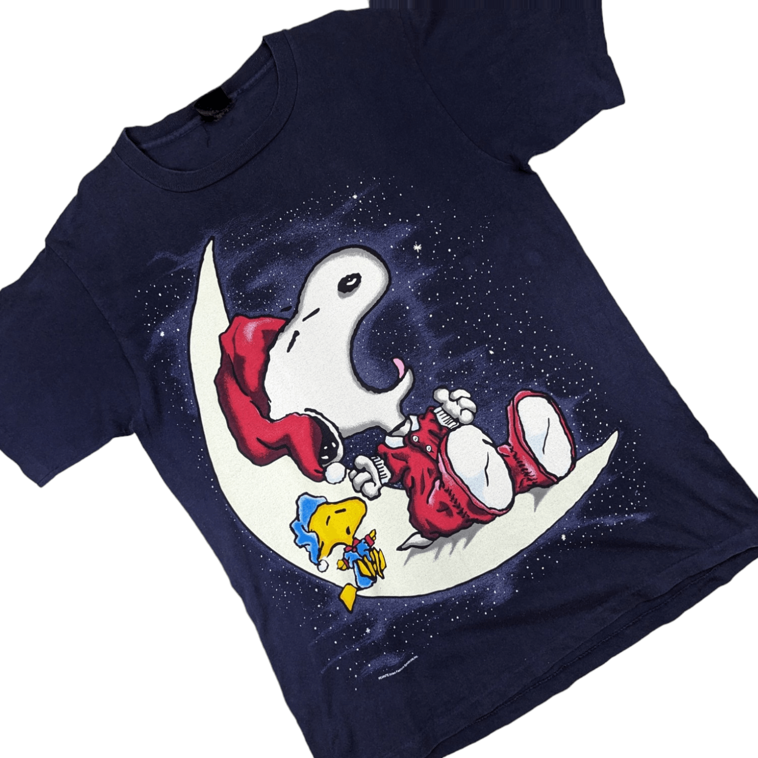 Changes Vintage 90's CHANGES Peanuts Woodstock Christmas T-Shirt Size US M / EU 48-50 / 2 - 3 Thumbnail