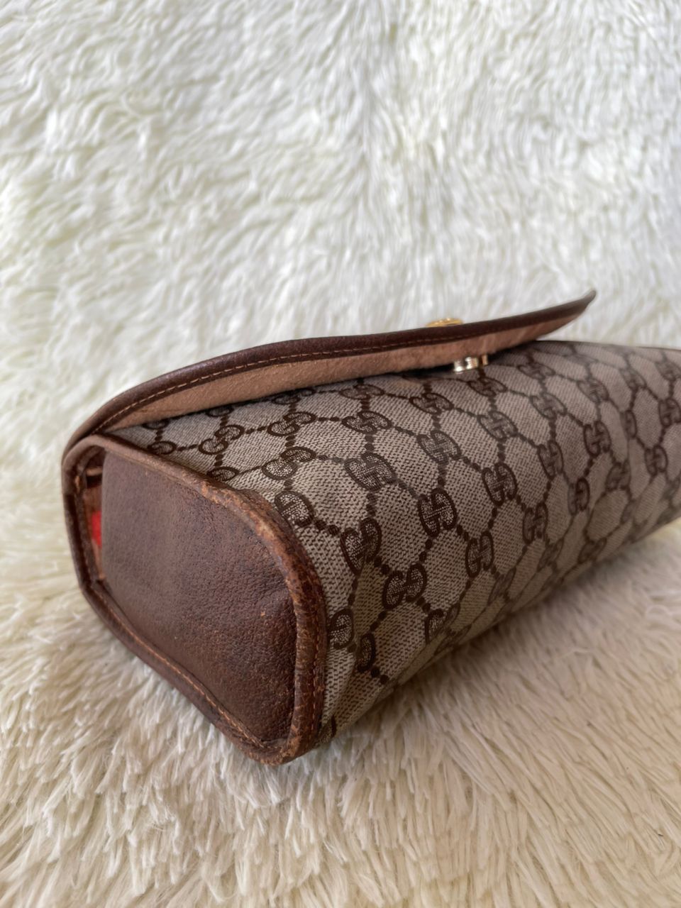 Gucci × Vintage Gucci GG Sherry Line Clutch Bag Size ONE SIZE - 16 Thumbnail