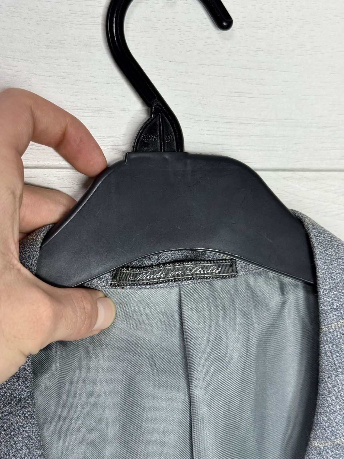 Corneliani Corneliani Linea Sartoria Handmade Gray Check Blazer 54L Size 54L - 8 Thumbnail