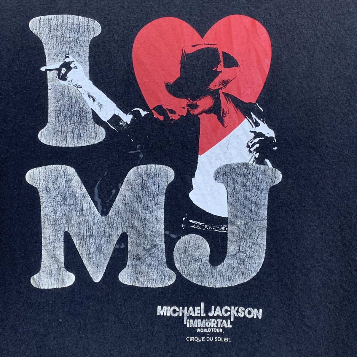 Michael Jackson Vintage Micheal Jackson Immortal World Tour Shortsleeve Tee Size US S / EU 44-46 / 1 - 5 Thumbnail