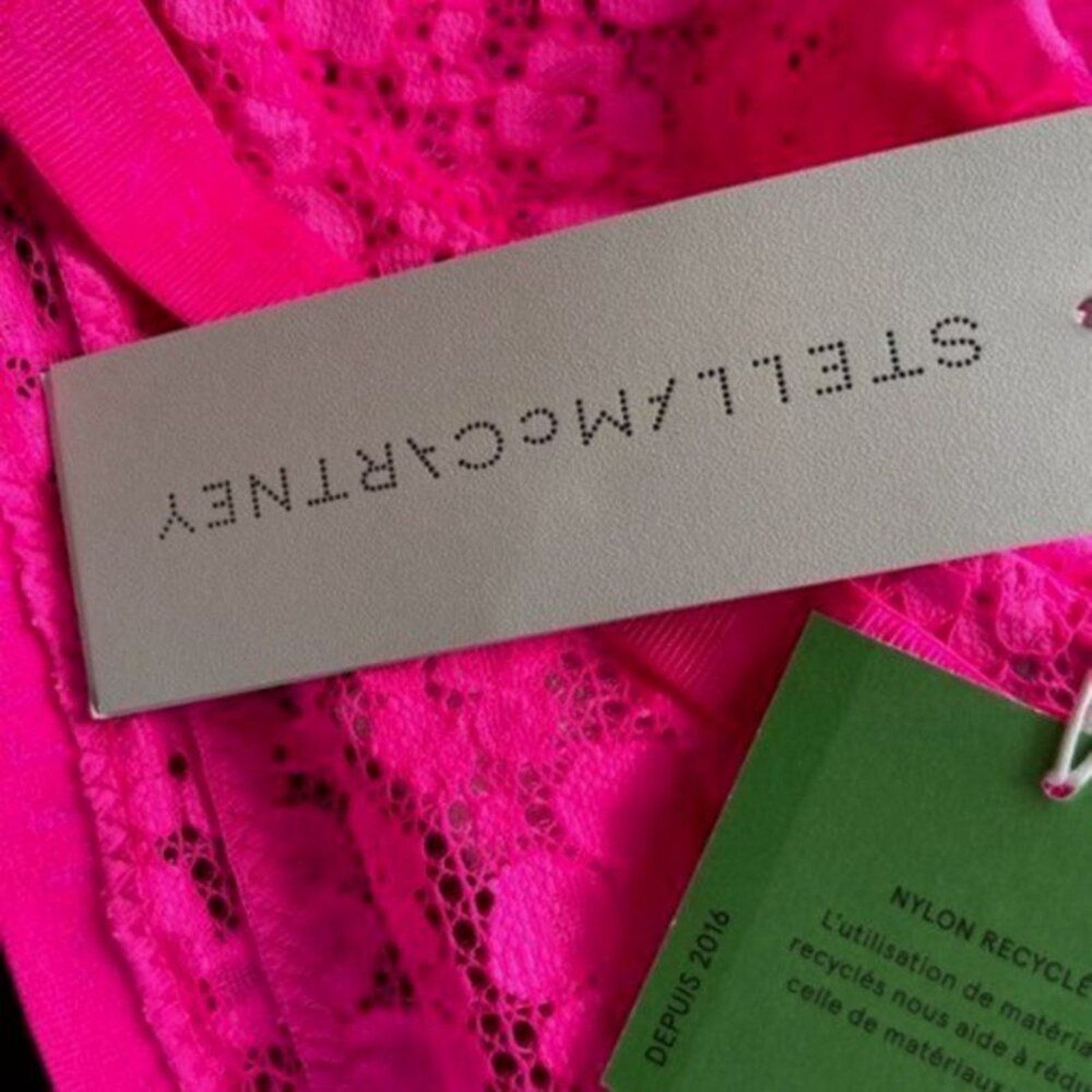 Stella McCartney Stella McCartney Fuchsia lace Bra L Size ONE SIZE - 3 Thumbnail