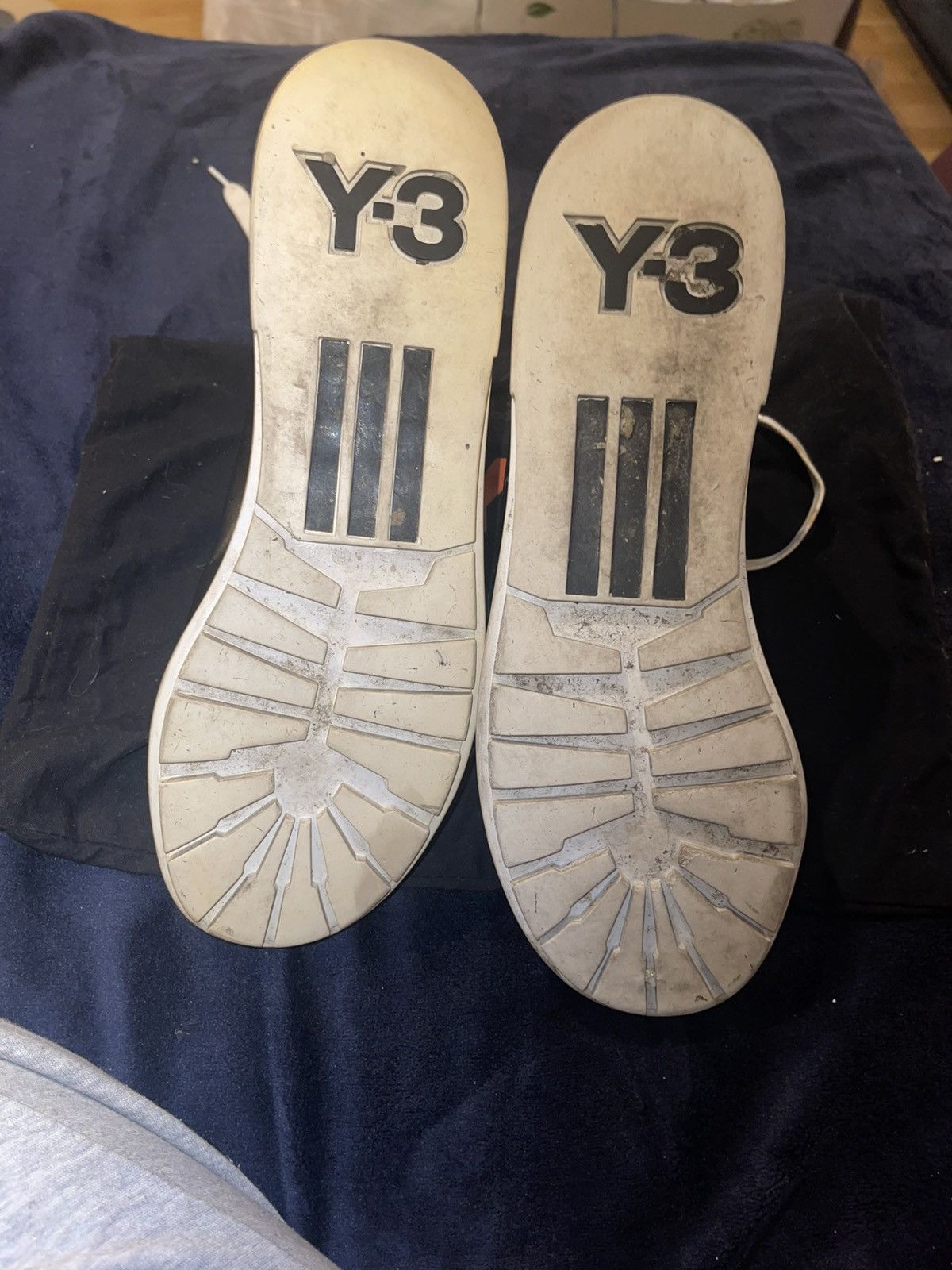 Y-3 Y-3 Yohji Yamamoto Black/White Size US 8.5 / EU 41-42 - 4 Thumbnail