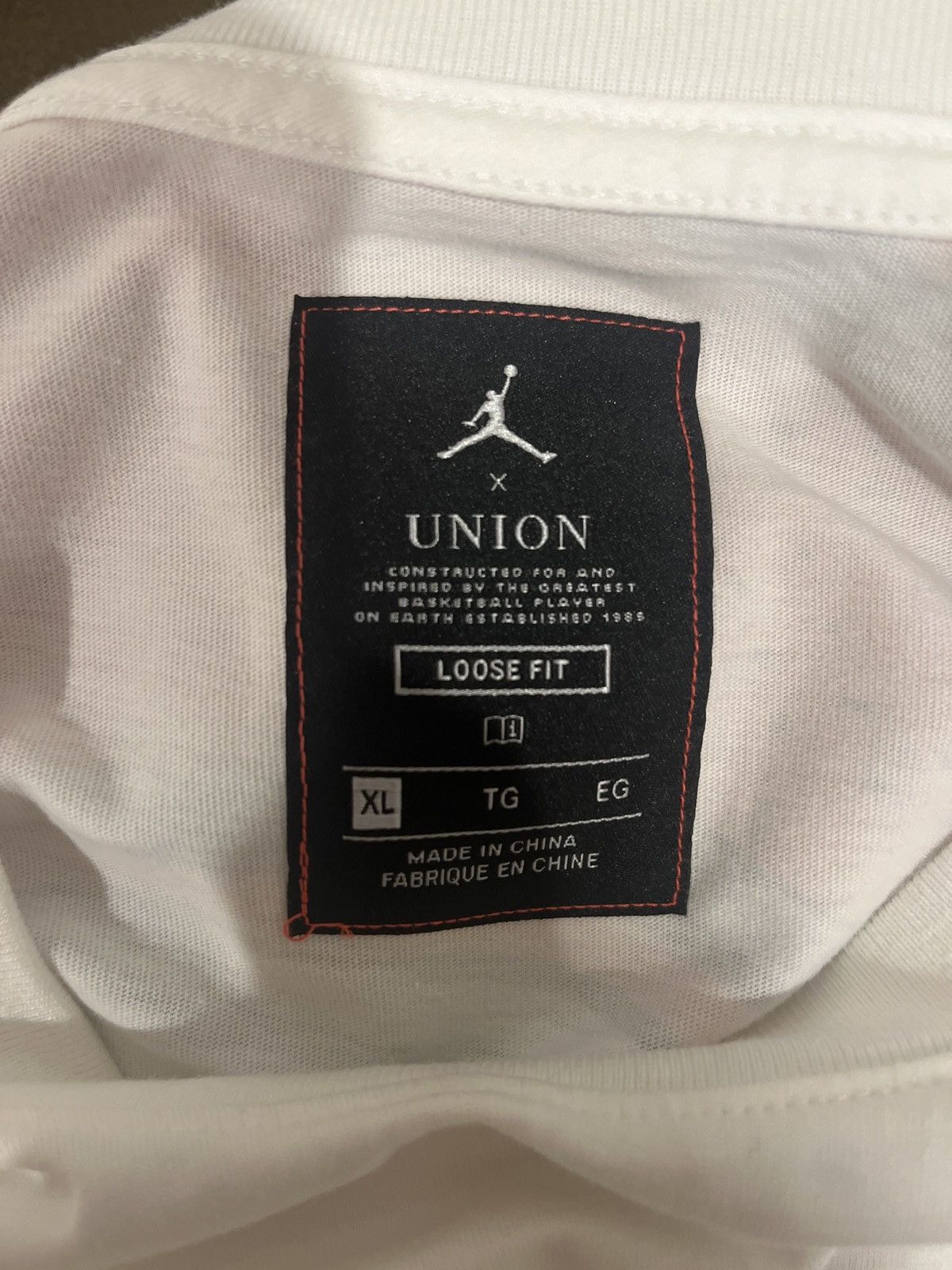 Jordan Brand × Union LA Jordan x Union Autographs T-Shirt Size US XL / EU 56 / 4 - 5 Thumbnail
