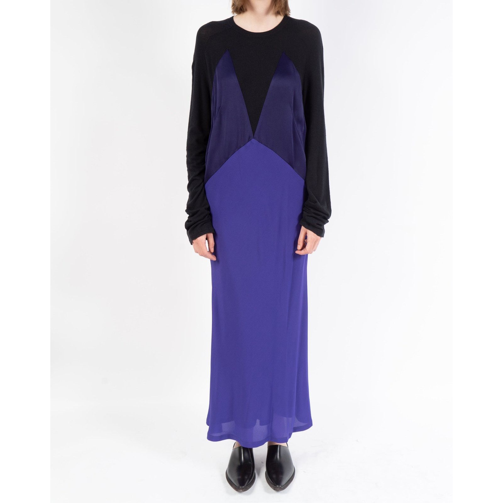 FW19 Mixed Fabric Dress