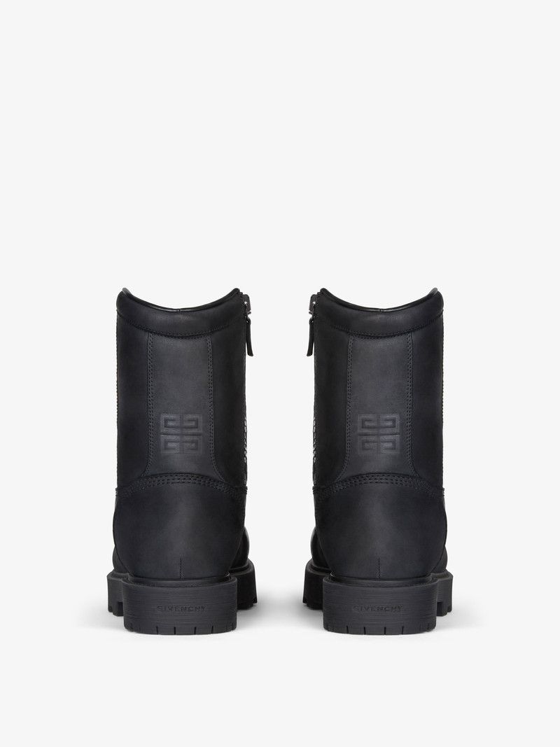 Givenchy o1n1vont1225 Storm Zip High Boots in Black Size US 10 / EU 43 - 2 Thumbnail