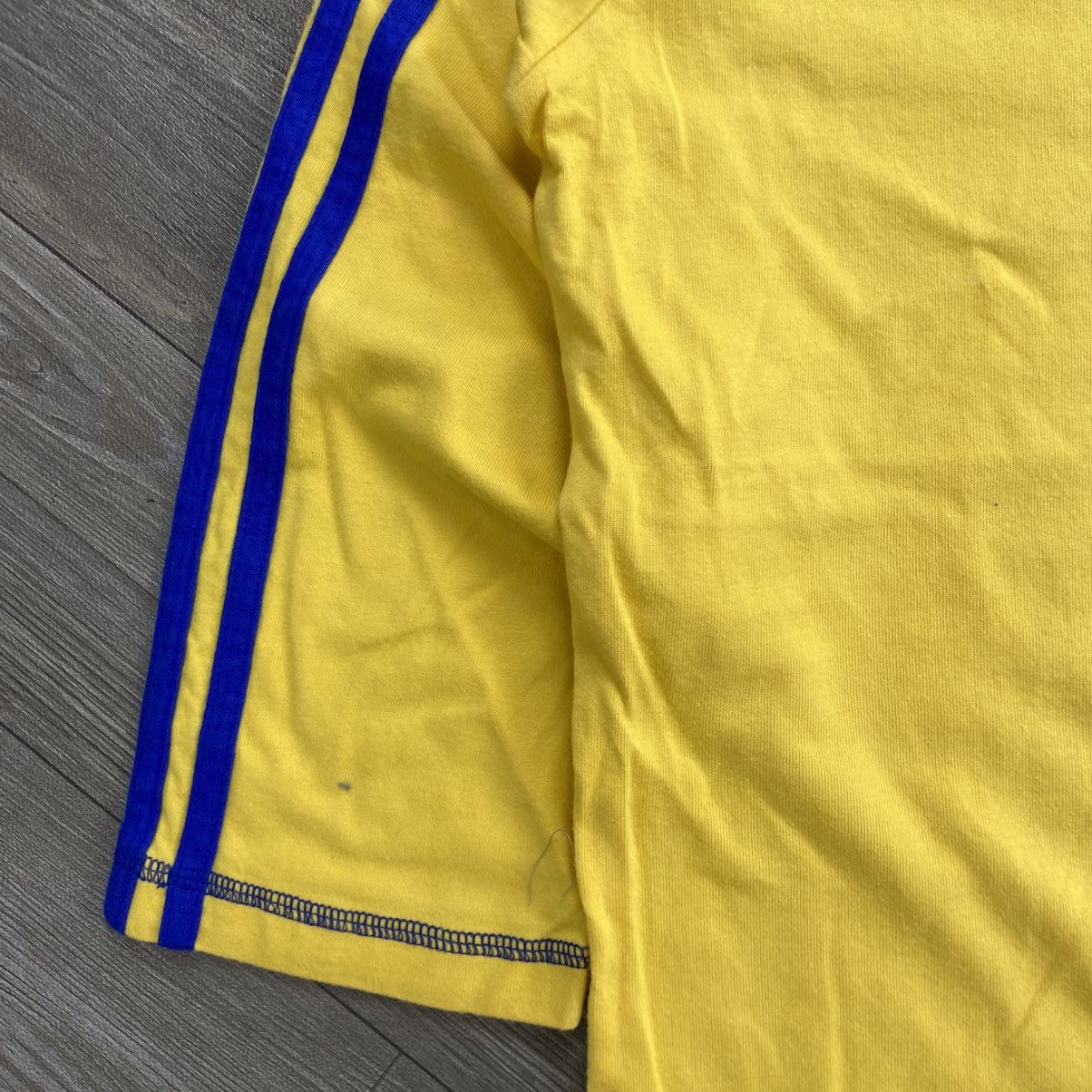Adidas 1990s Vintage Adidas Brondby Sweden World Cup Reglan Tee Size US M / EU 48-50 / 2 - 7 Thumbnail