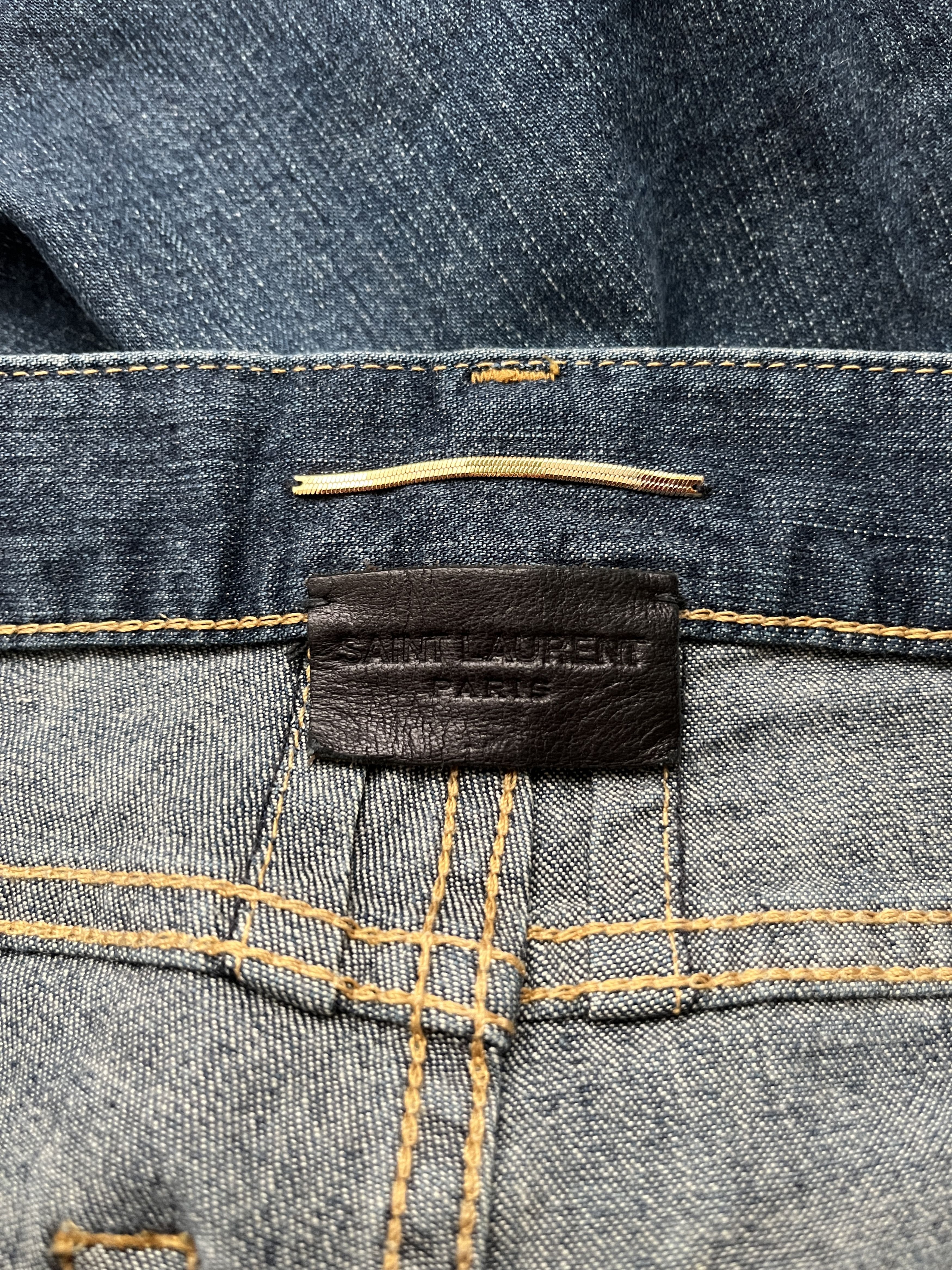 Saint Laurent Paris ⚡️QUICK SALE⚡️Saint Laurent D01 Blue Denim Jeans Size 28" / US 6 / IT 42 - 5 Thumbnail