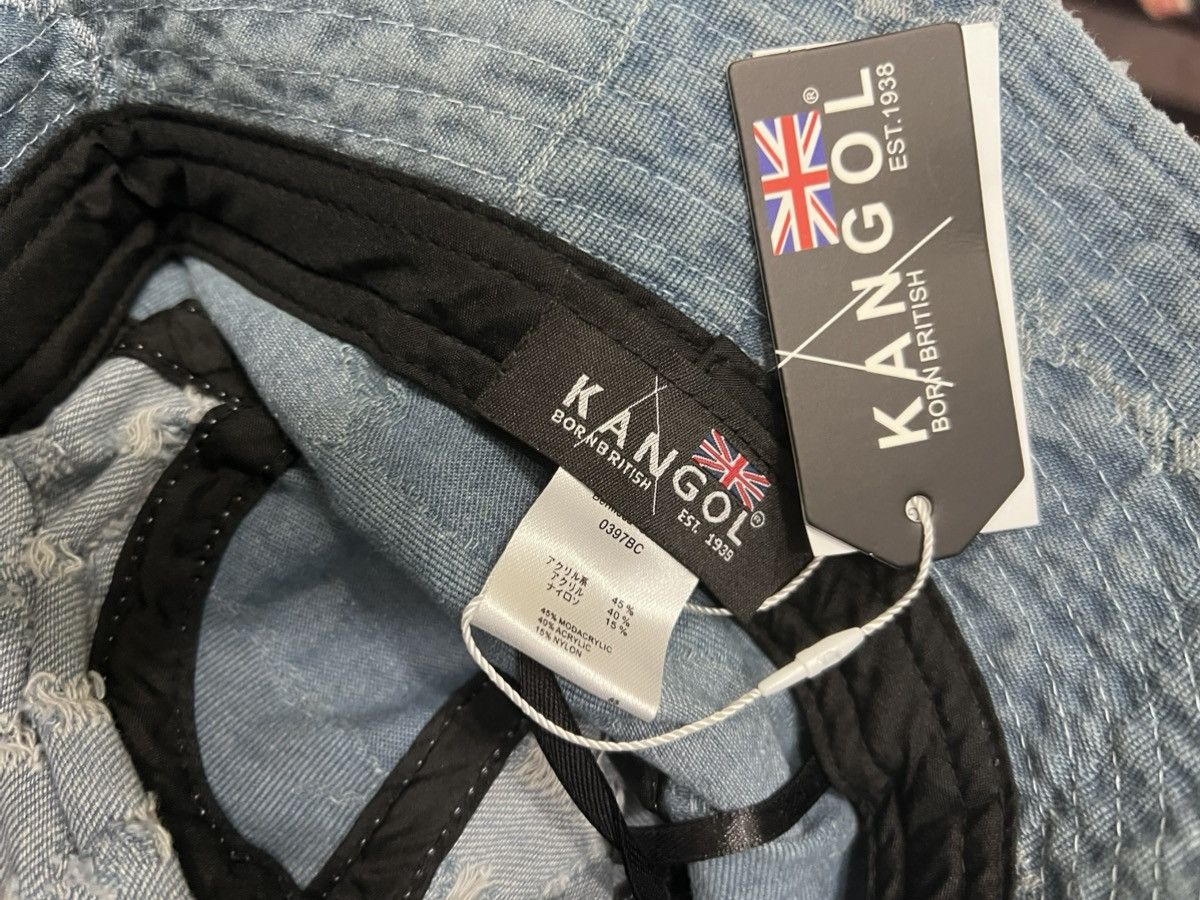 Japanese Brand × Kangol New Kangol Panama Denim Blue One Size Size ONE SIZE - 4 Thumbnail
