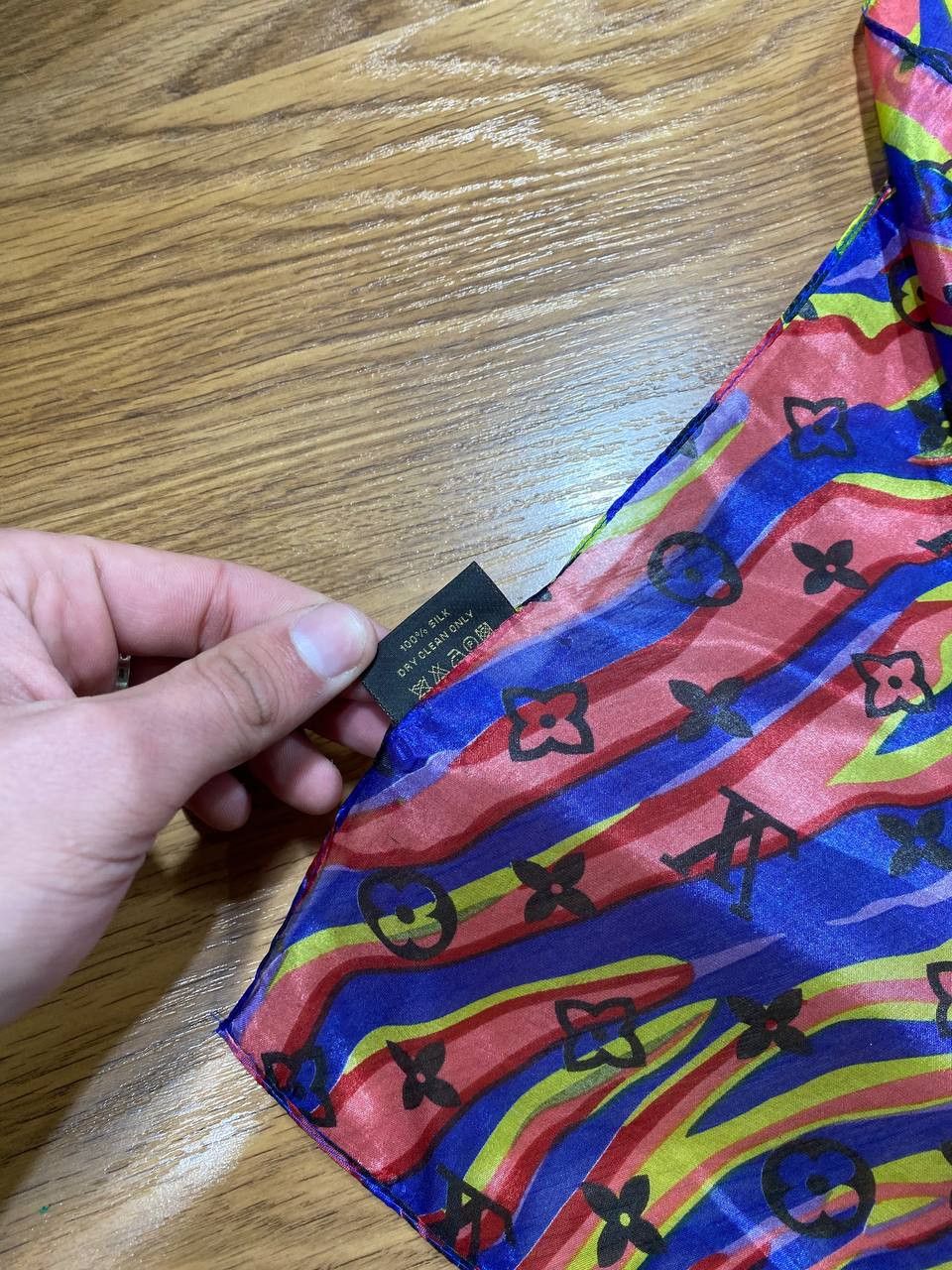 Louis Vuitton Louis Vuitton Multicolor Monogram Scarf Size ONE SIZE - 3 Thumbnail