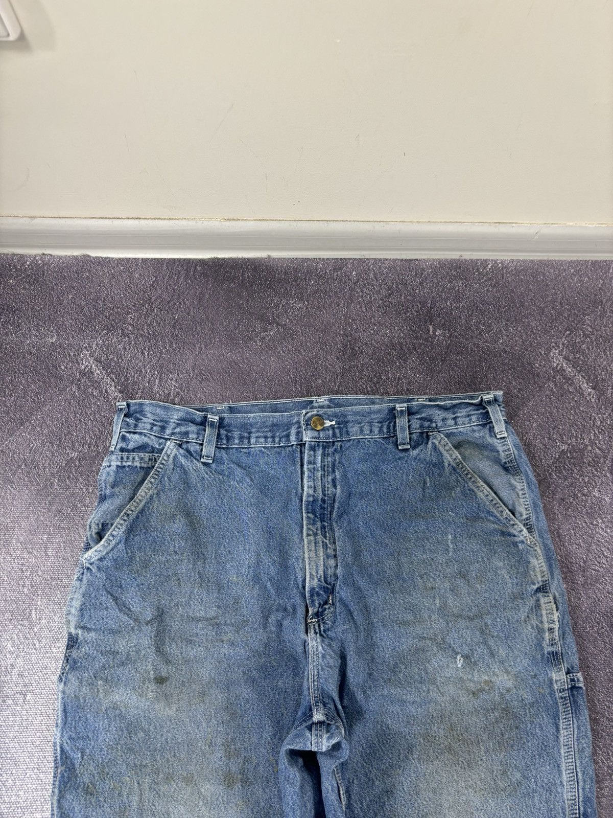 Carhartt Vintage Carhartt Loose Original Fit Hype Denim Baggy Jeans Size US 38 / EU 54 - 12 Thumbnail