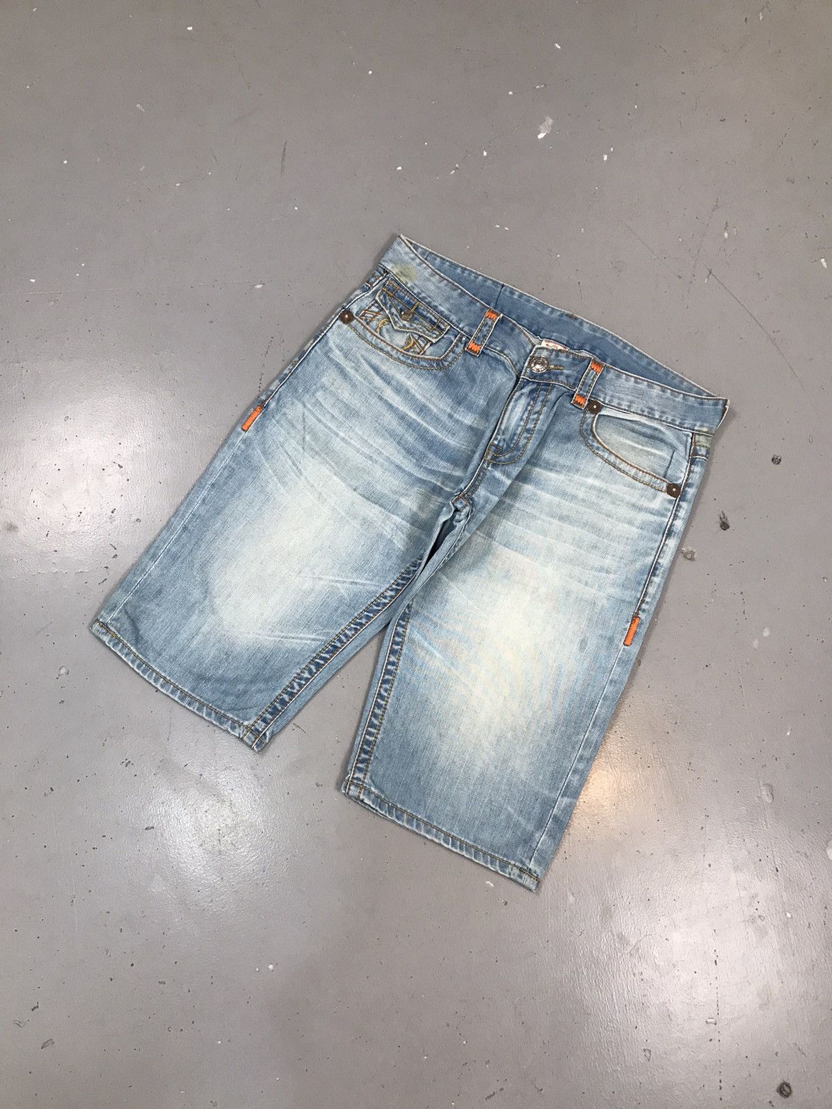 True Religion × Vintage Vintage true religion Joey super T denim jort Size US 36 / EU 52 - 3 Thumbnail