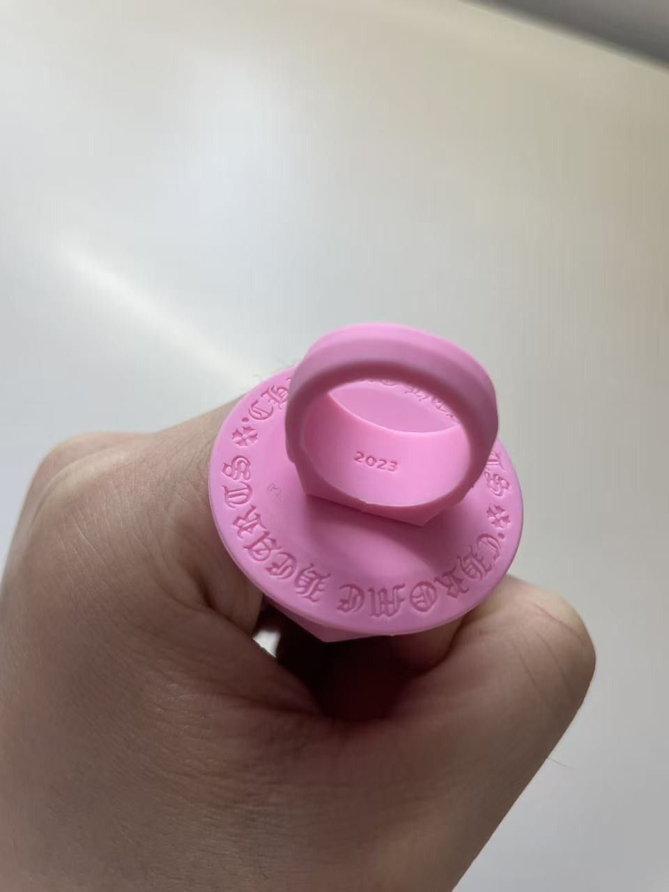 Chrome Hearts Chrome Hearts Pink Resin Pop Ring Size ONE SIZE - 7 Thumbnail
