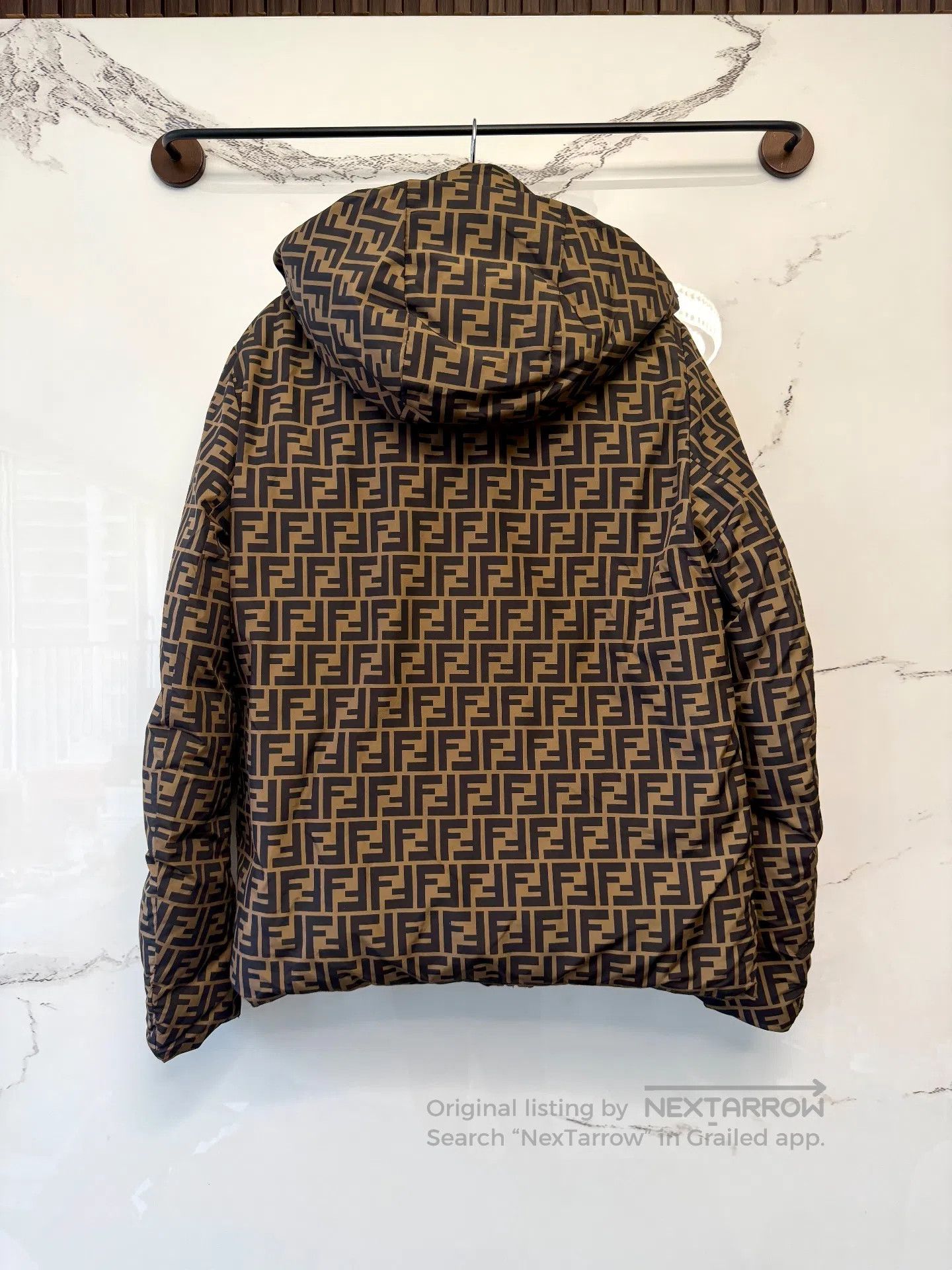 Fendi FENDI Monogrammed Reversible Down Jacket| Size US S / EU 44-46 / 1 - 2 Thumbnail
