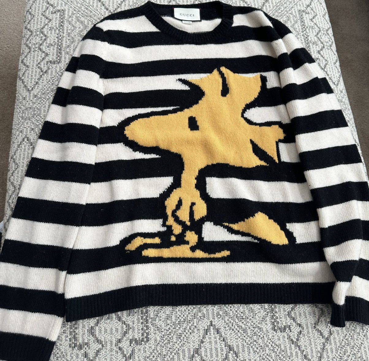 Gucci 'Woodstock' Striped Wool Sweater -XL Size US XL / EU 56 / 4 - 7 Thumbnail