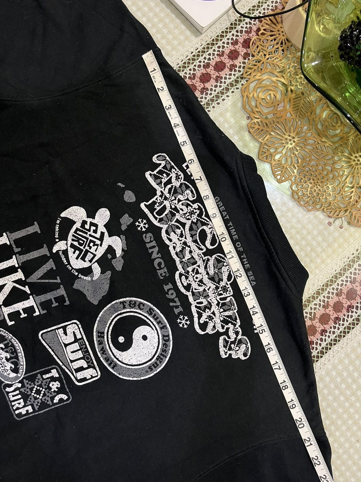 Sun Surf vintage T&C Surf Design black crewneck sweatshirt Size US L / EU 52-54 / 3 - 10 Thumbnail