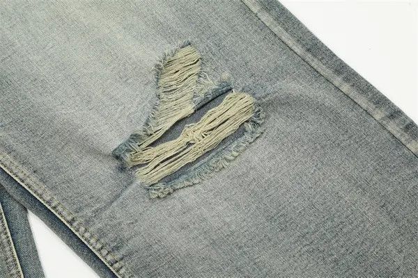Japanese Brand Riho Gradient Wash Punk Distressed Loose Ripped Jeans Size US 32 / EU 48 - 5 Thumbnail