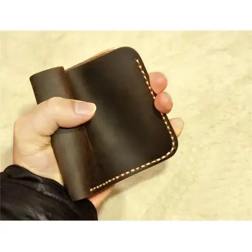 Japanese Brand × Leather × Vintage Genuine Leather Men's Wallet Retro Handmade Size ONE SIZE - 4 Thumbnail