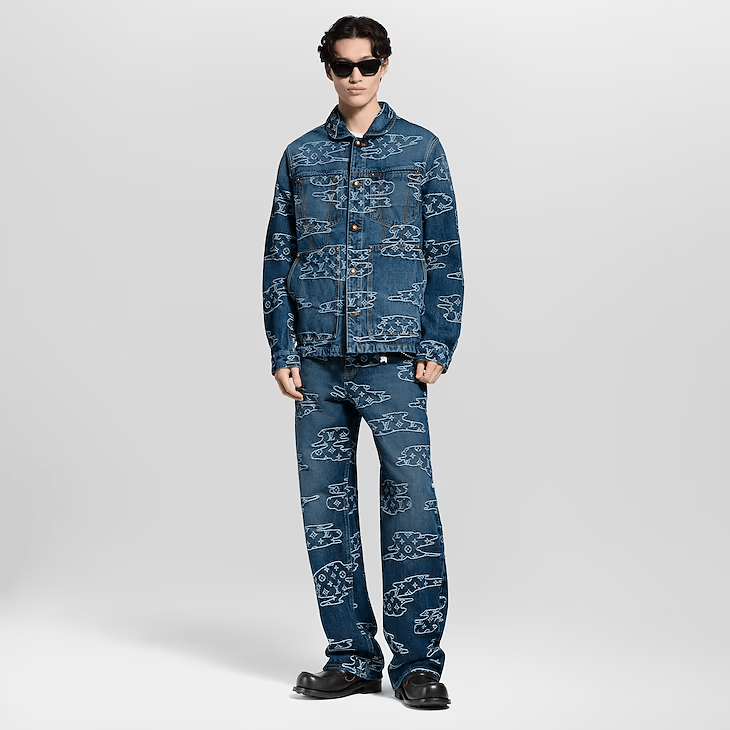 Louis Vuitton Monogram Denim Workwear Blouson Size US XS / EU 42 / 0 - 4 Thumbnail