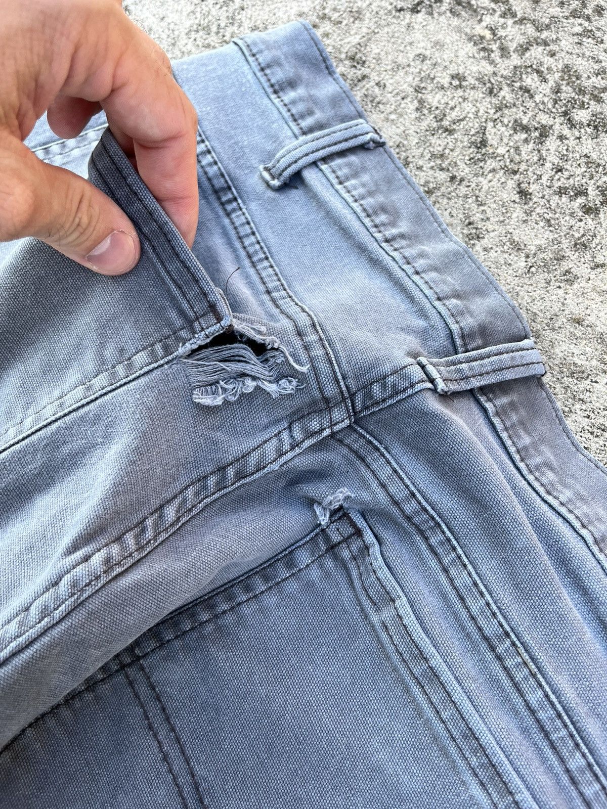 Dickies × JNCO × Vintage Vintage 00’s Dickies Faded Thrashed Pants Size US 32 / EU 48 - 12 Thumbnail