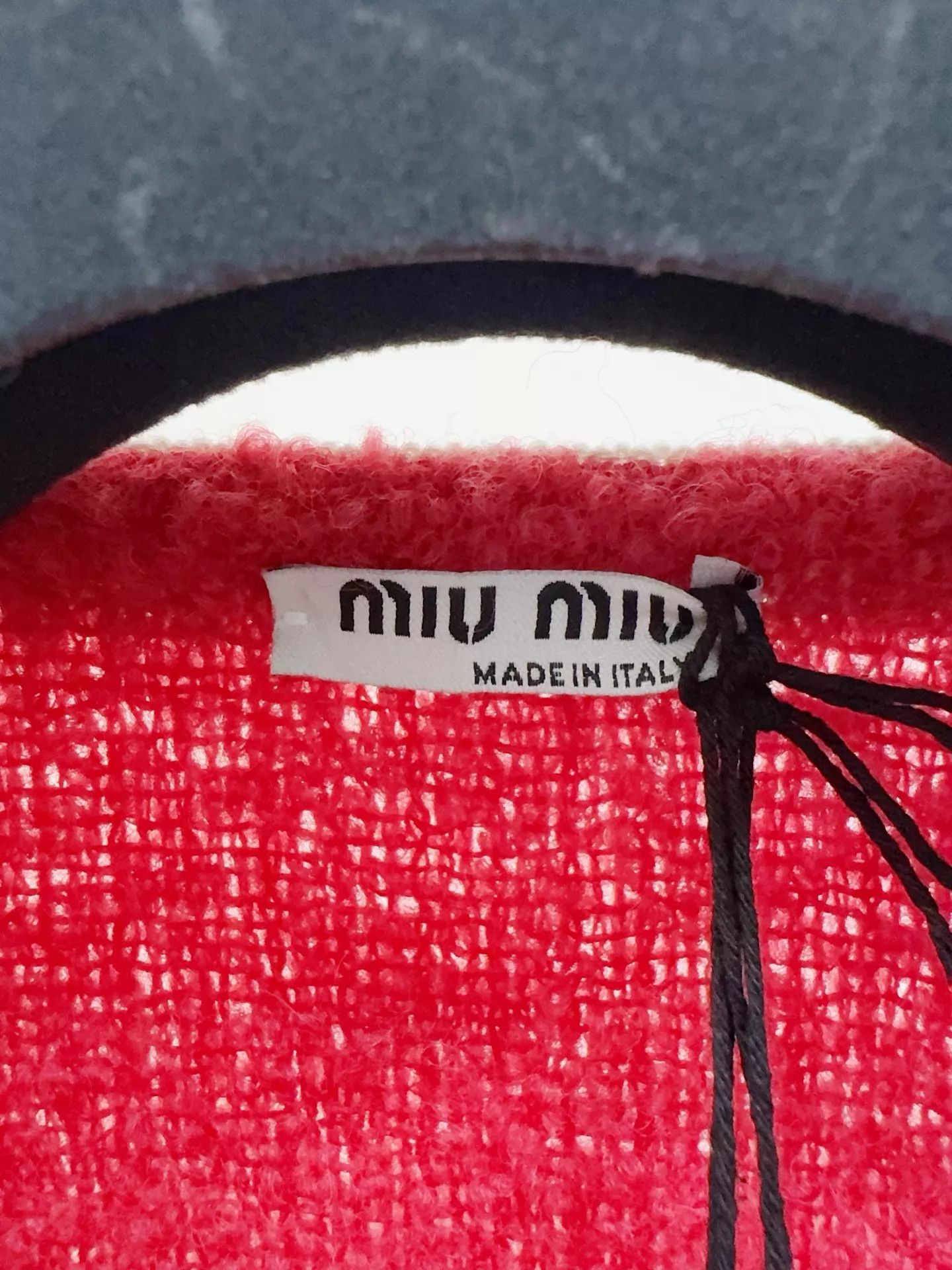 Miu Miu MIU MIU women's Chenille Jacket 36 Ivory New Size XS / US 0-2 / IT 36-38 - 2 Thumbnail