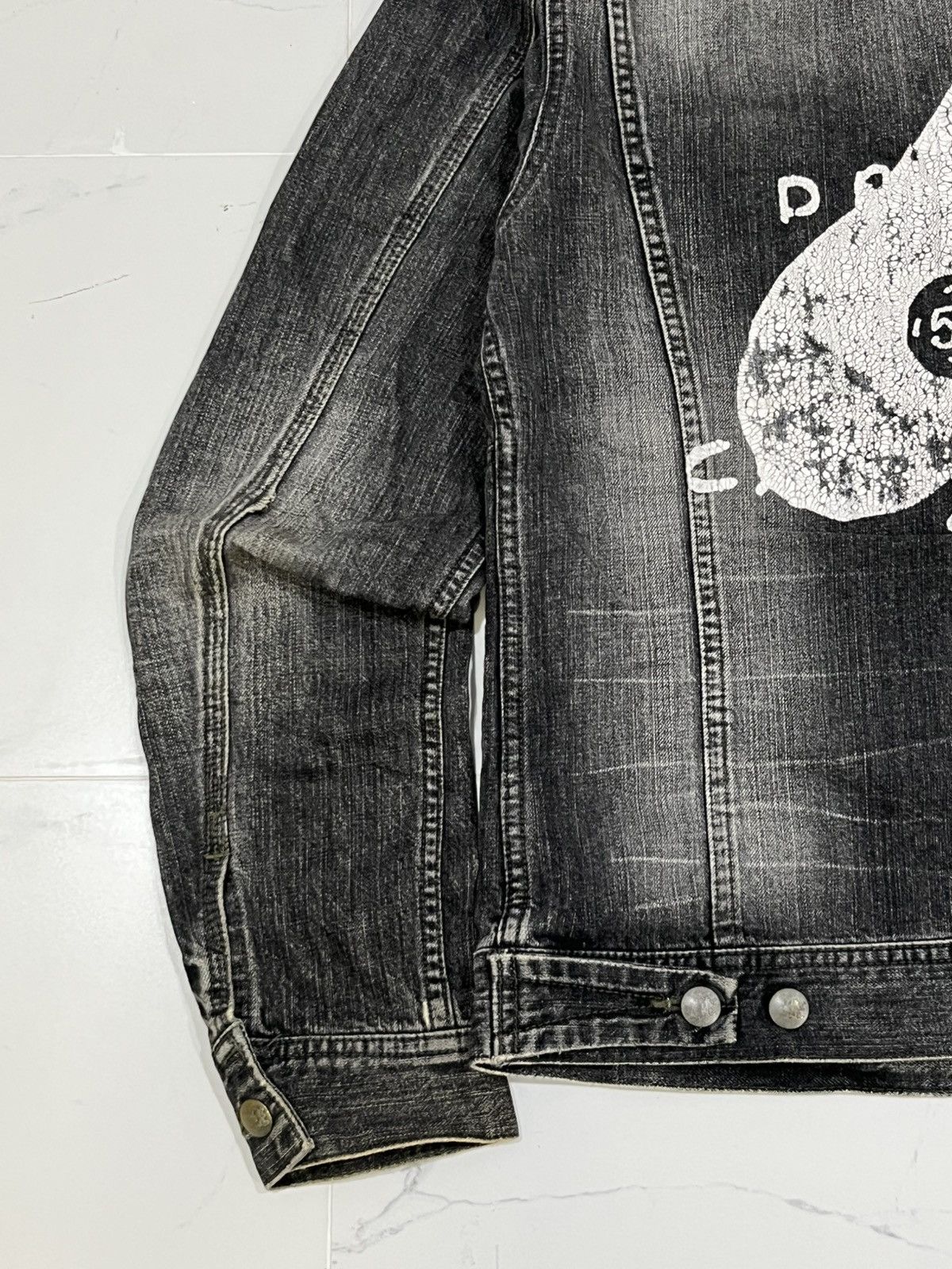 R.Newbold R.Newbold Ace Cafe London collaboration black denim jacket Size US L / EU 52-54 / 3 - 13 Thumbnail