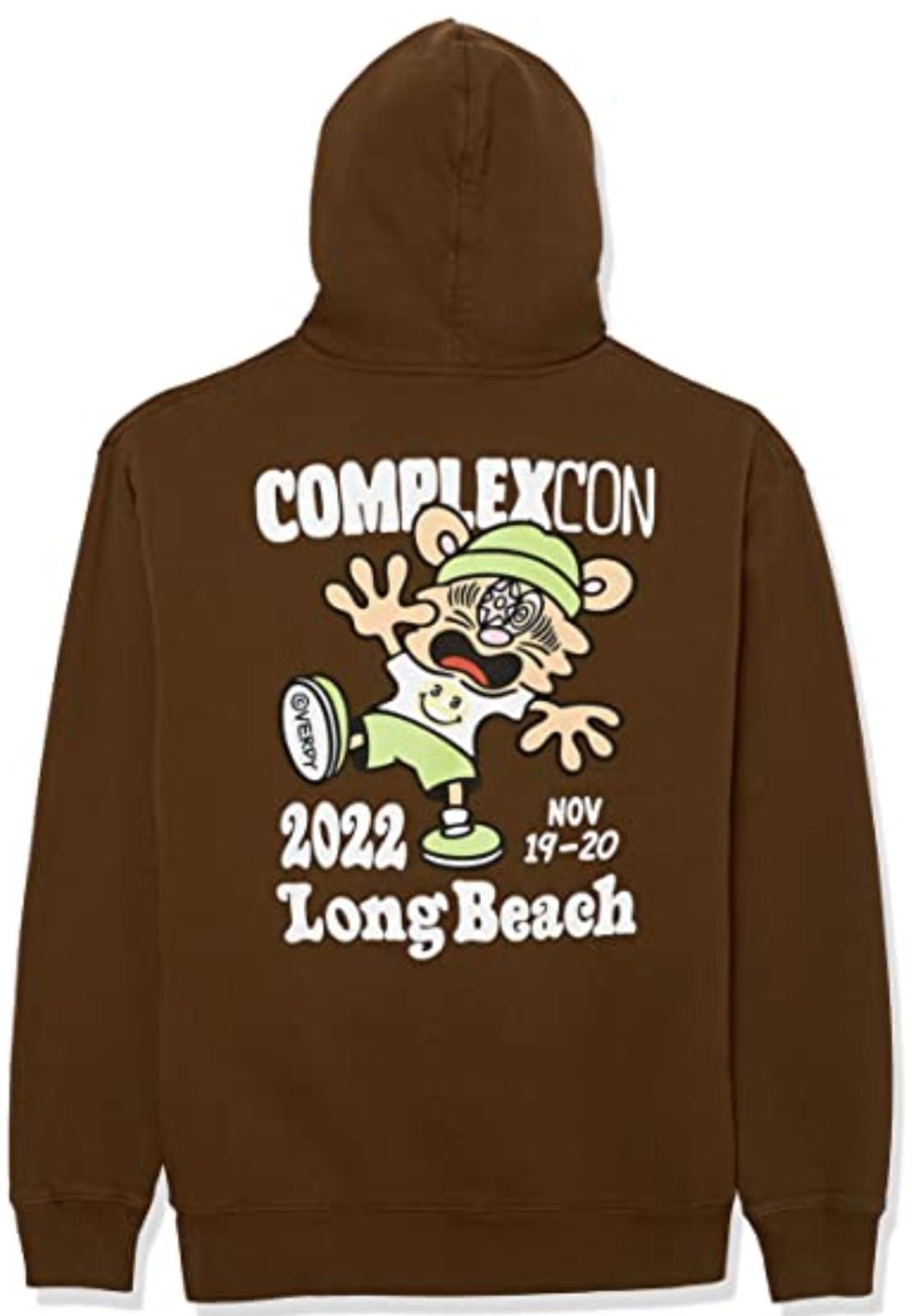 Complexcon X Verdy Logo Hoodie Brown Size L