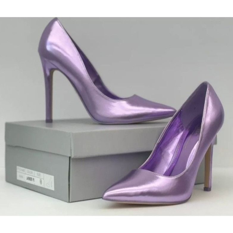 Other OLIVIA FERGUSON / Kiara / Metallic Lavender / Stiletto High Size US 10 / IT 40 - 8 Thumbnail