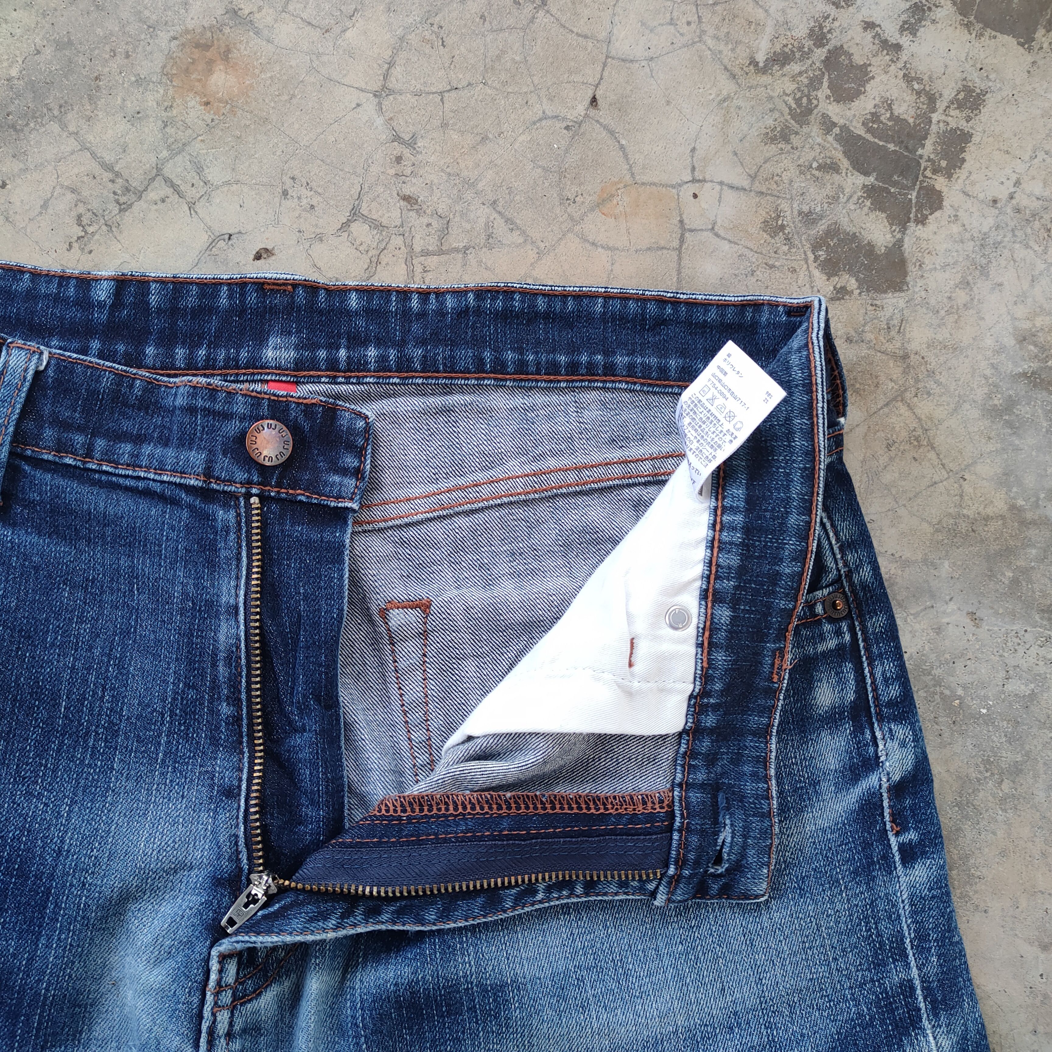 Japanese Brand W34 VINTAGE JAPANESE DISTRESSED RIPPED JEANS DENIM PANTS Size US 34 / EU 50 - 7 Thumbnail
