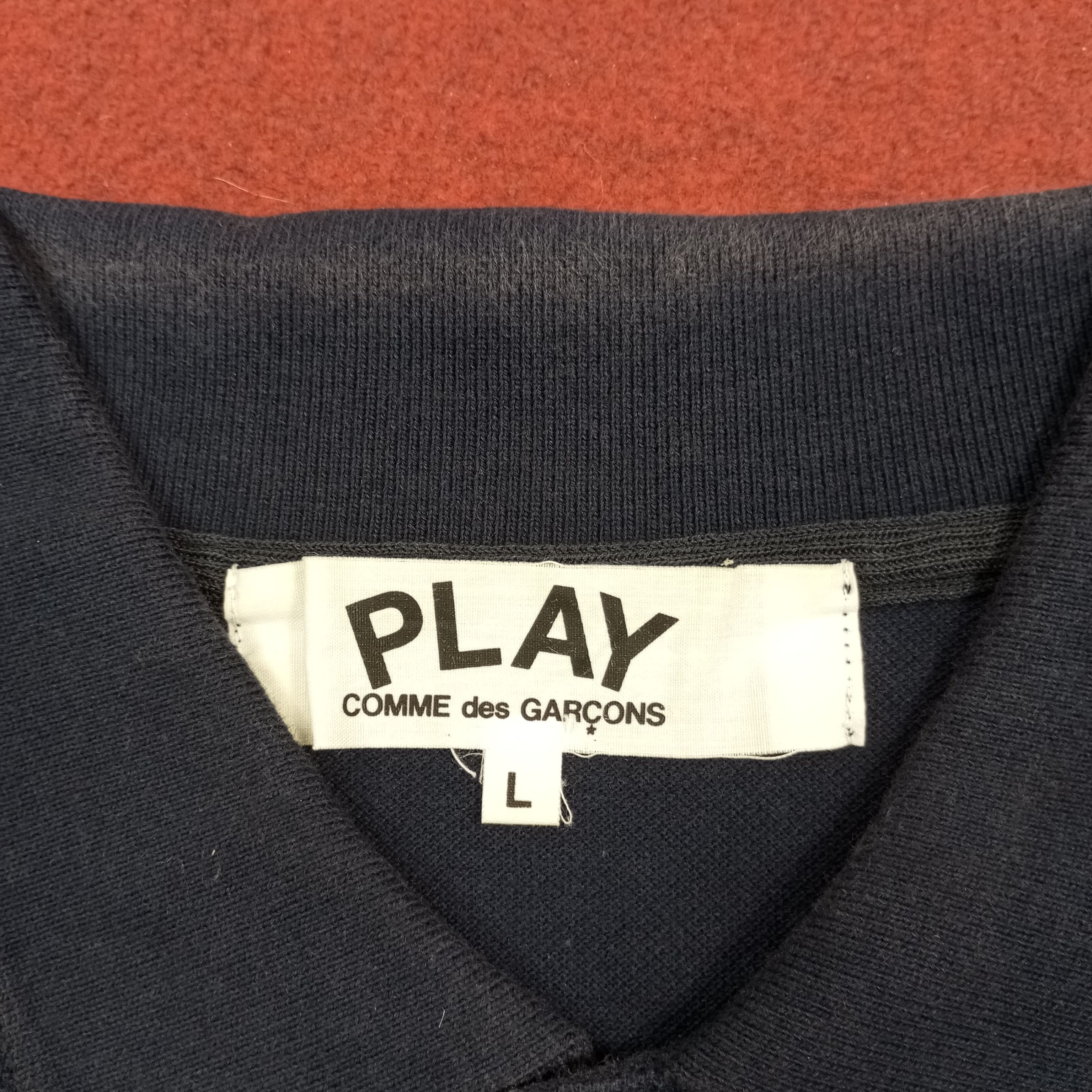 Comme des Garcons Comme Des Garcons Play Japanese Fashion Brand Polos Size US M / EU 48-50 / 2 - 4 Thumbnail