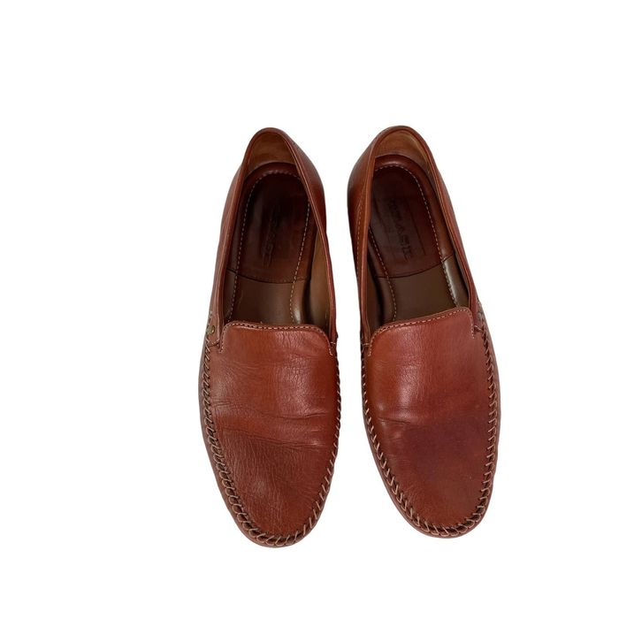 H.S. Trask H.S. Trask Seth Sheepskin Cognac Brown Leather Loafer