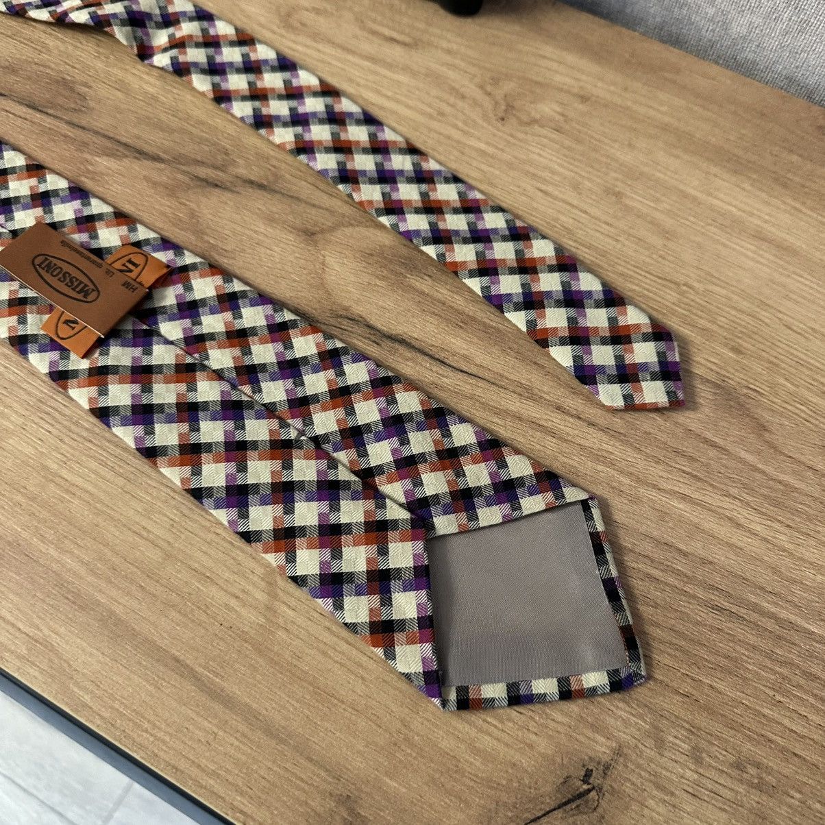 Missoni Luxury New Missoni Tie Silk Made In Italy Old Money Y2K 00s Size ONE SIZE - 3 Thumbnail