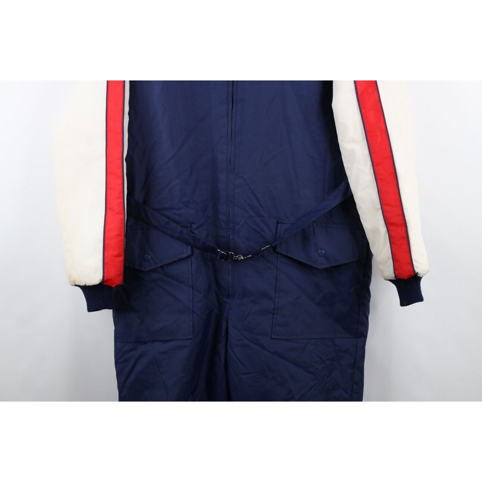 Vintage Vintage 70s Streetwear Belted Snowmobile Snow Suit Size US L / EU 52-54 / 3 - 3 Thumbnail