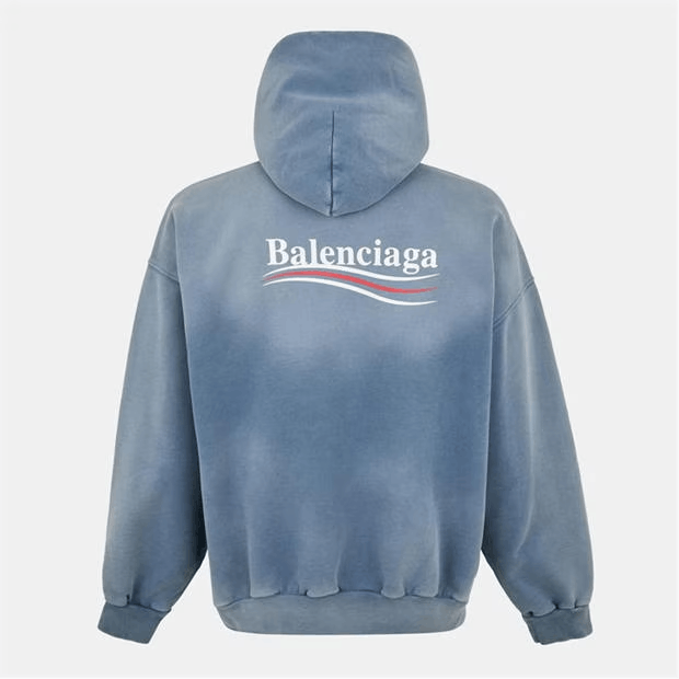 Balenciaga Logo Political Hoodie Size US M / EU 48-50 / 2 - 2 Thumbnail