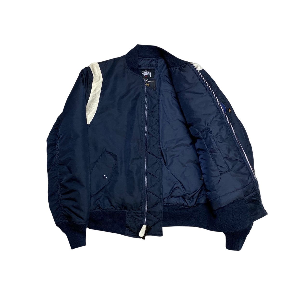 Stussy Stussy x FragmentDesign x Alphaindustries MA-1 Bomber Jacket Size US M / EU 48-50 / 2 - 7 Thumbnail